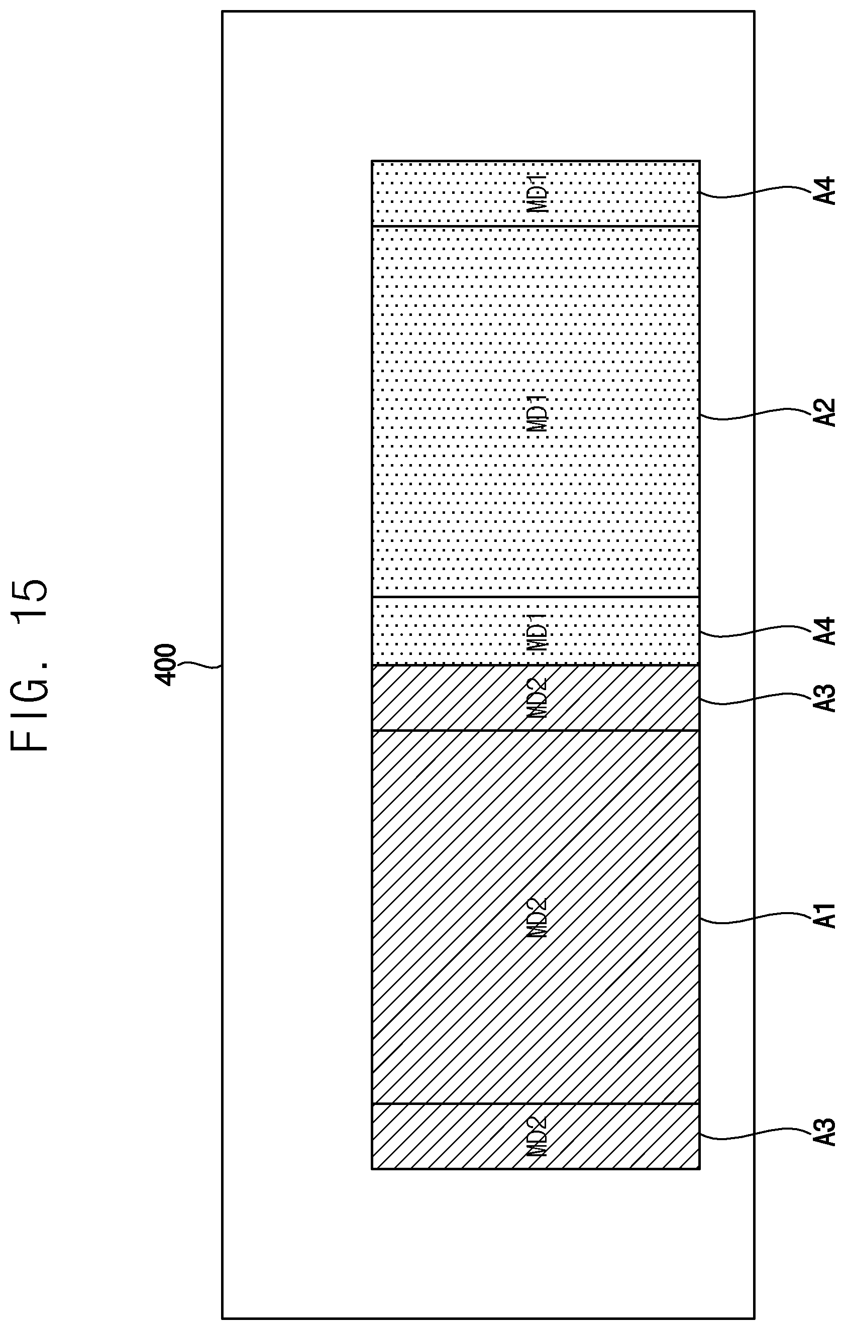 Patent US12315457 Figure 14 – Display device having a plurality of areas driven in a plurality of modes