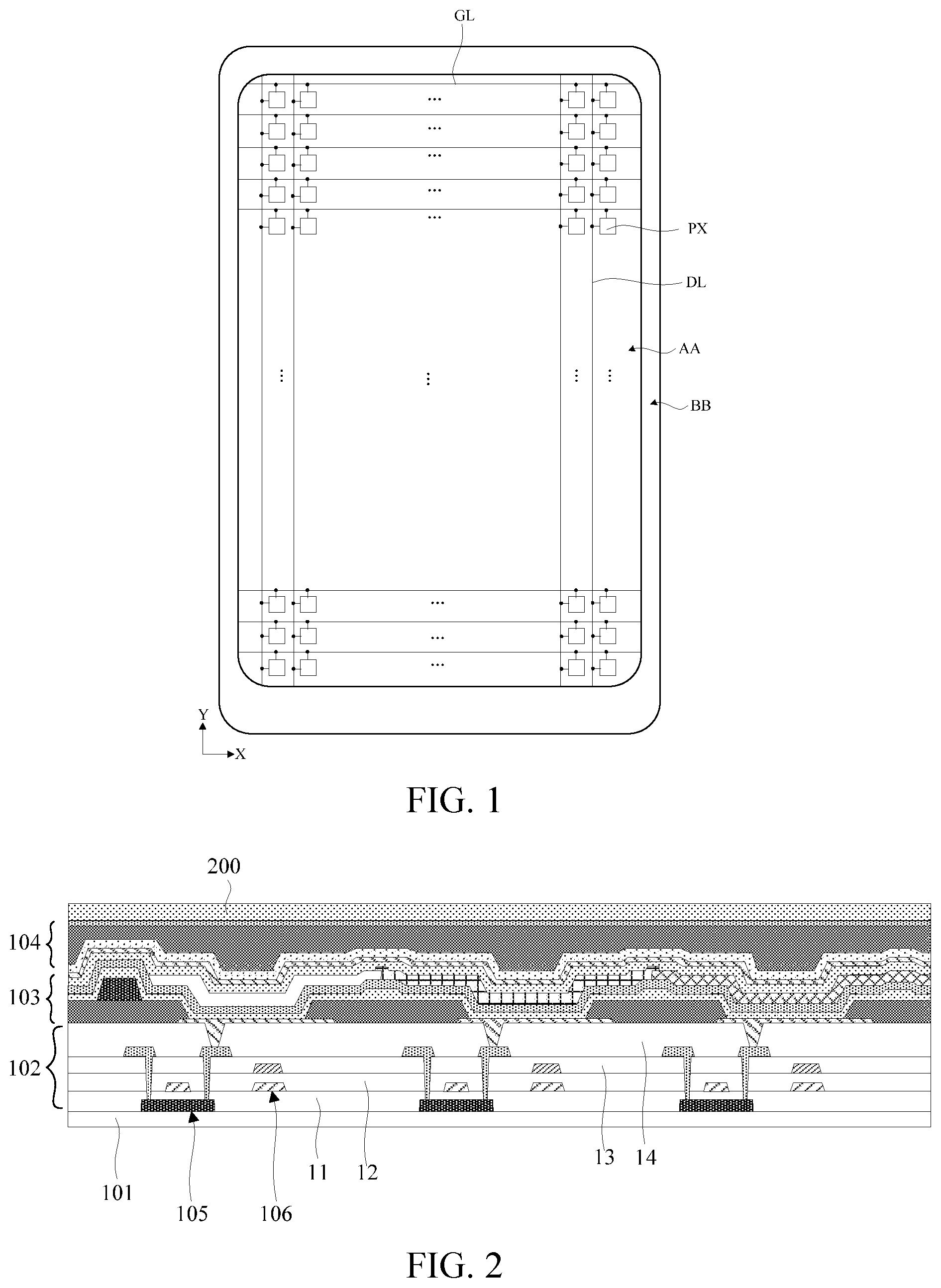 Patent US12315459 Figure 1 – Display panel and display apparatus