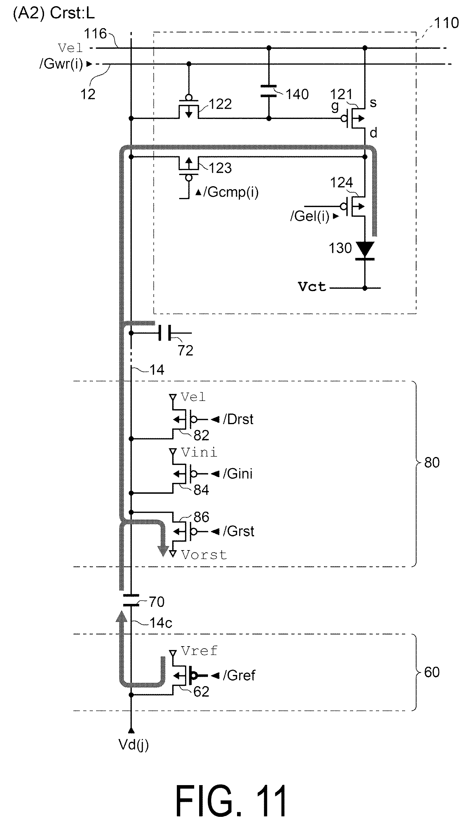 Patent US12315465 Figure 8 – Electro-optical device and electronic apparatus