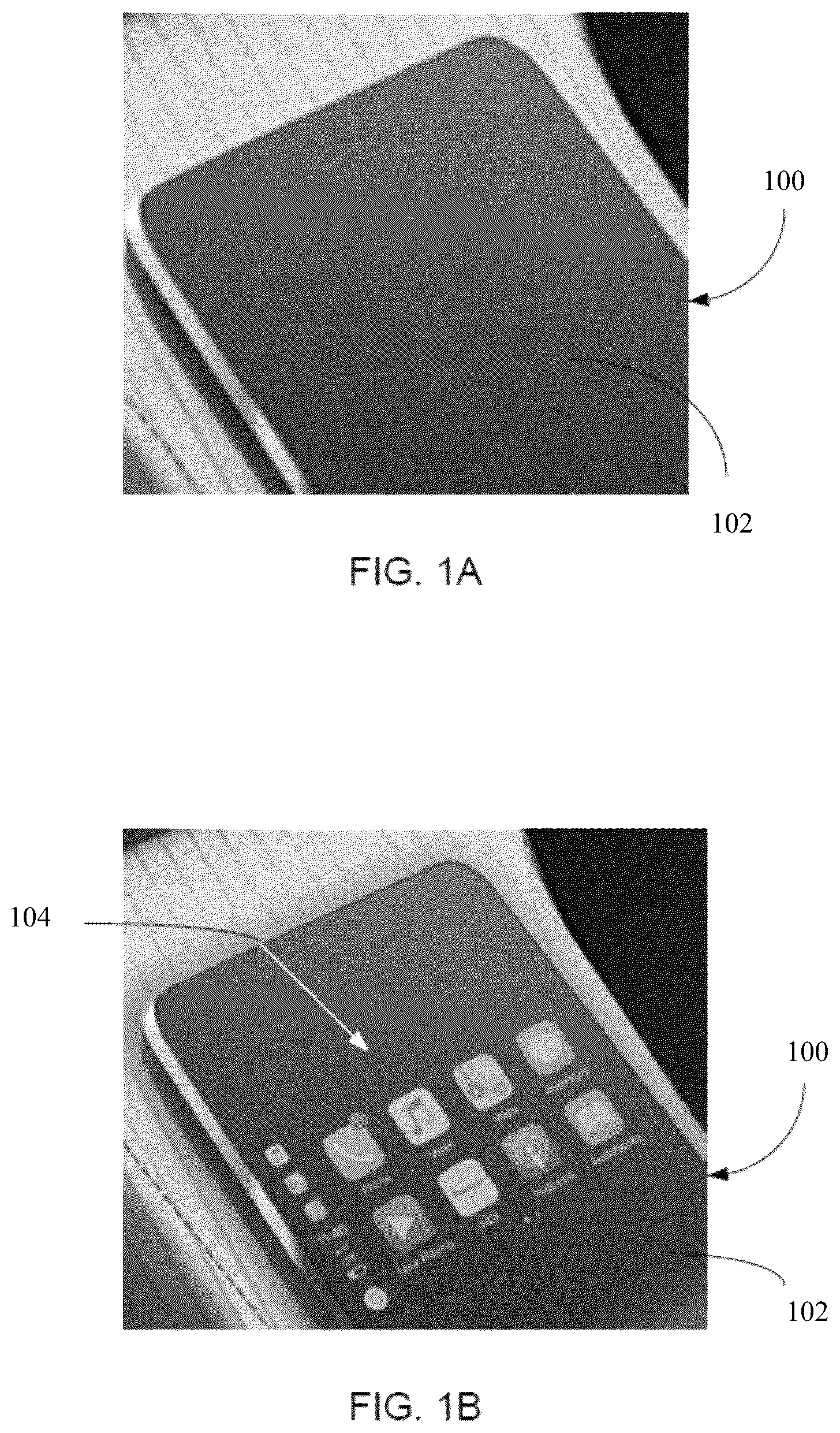 Patent US12315466 Figure 1 – Front-lit user interface