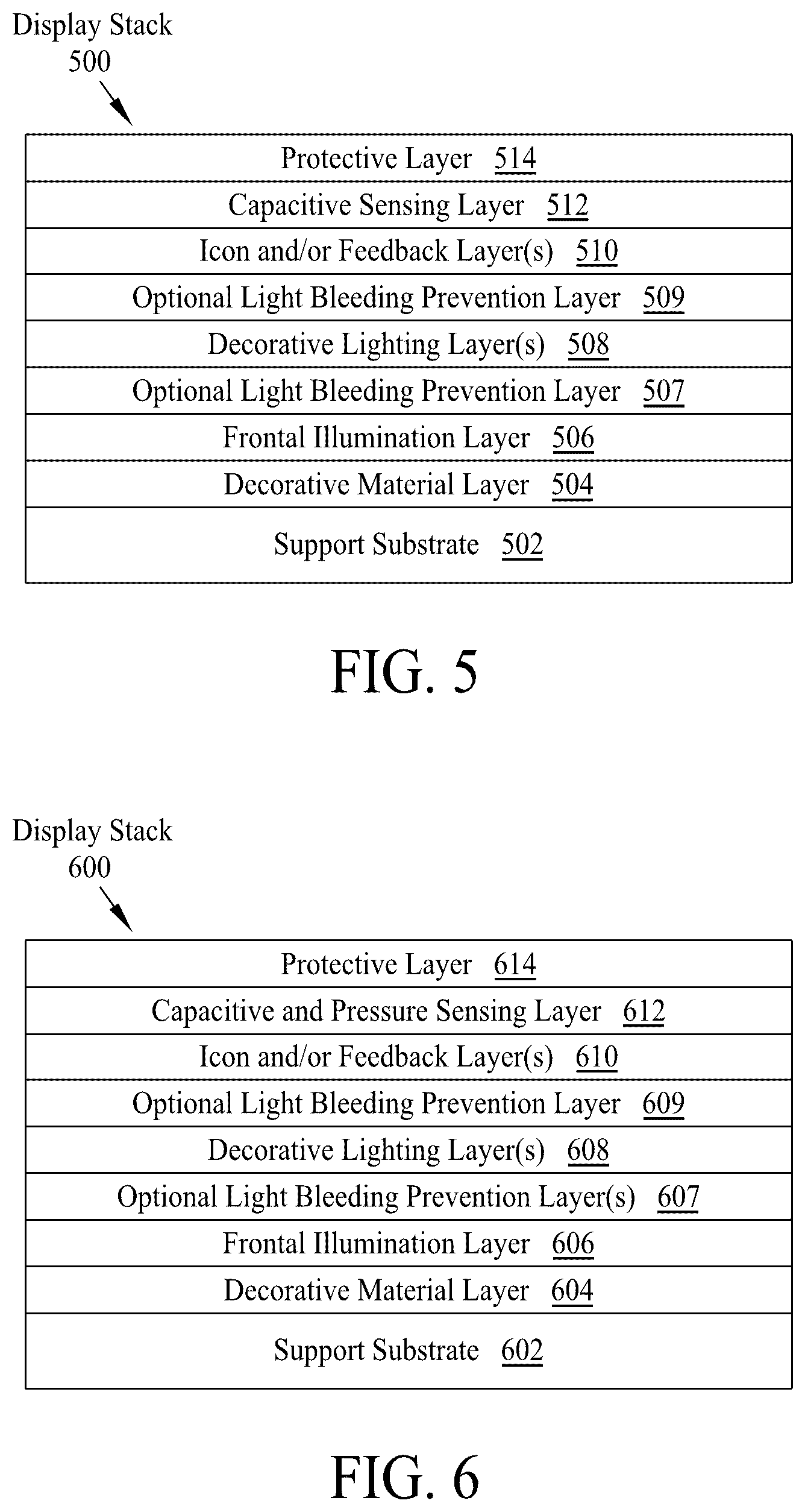 Patent US12315466 Figure 4 – Front-lit user interface