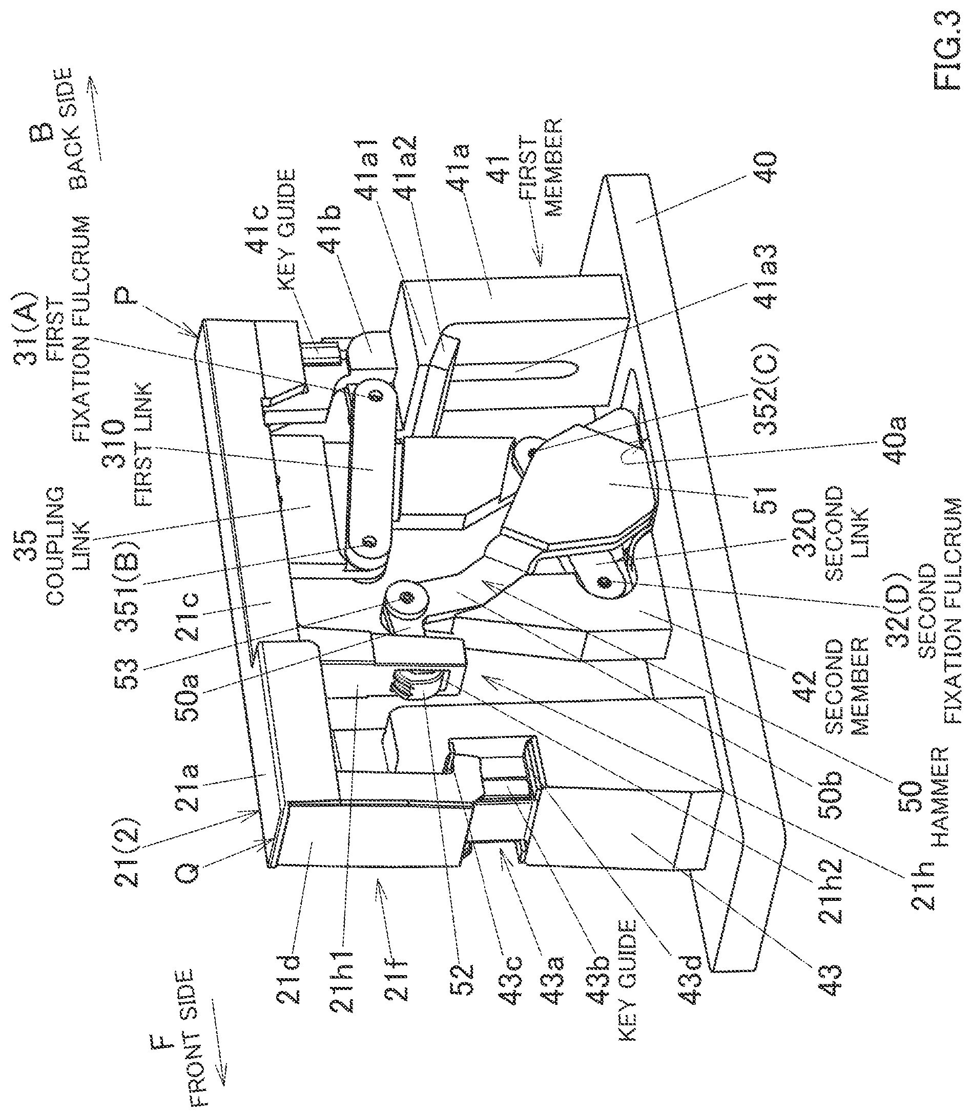 Patent US12315474 Figure 3 – Keyboard instrument