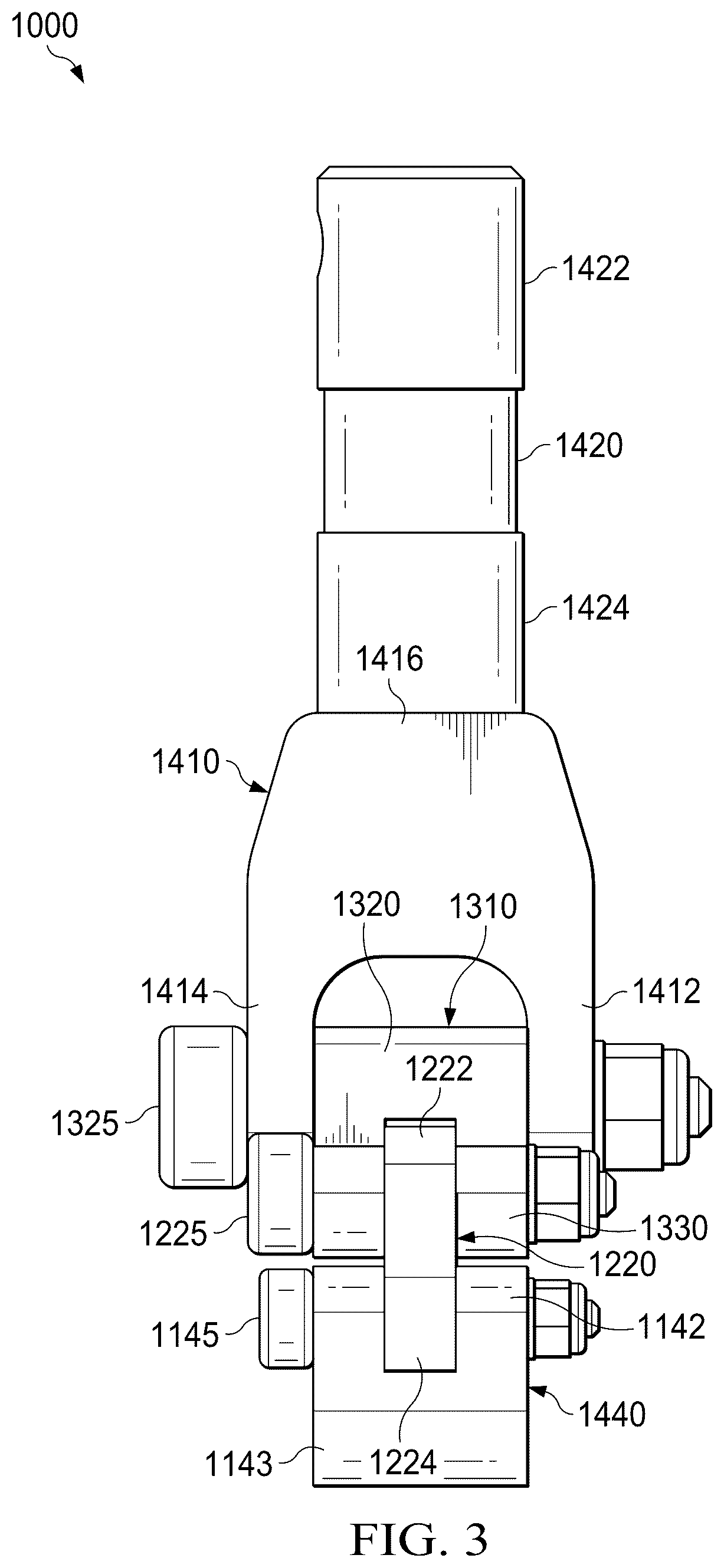 Patent US12315475 Figure 3 – Self-conforming-radius fret press for stringed instruments