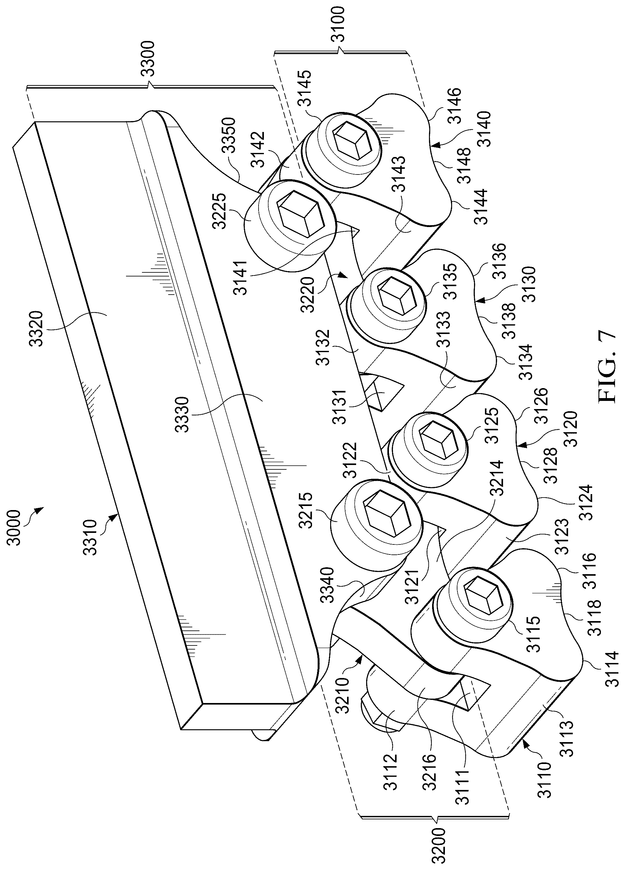 Patent US12315475 Figure 7 – Self-conforming-radius fret press for stringed instruments