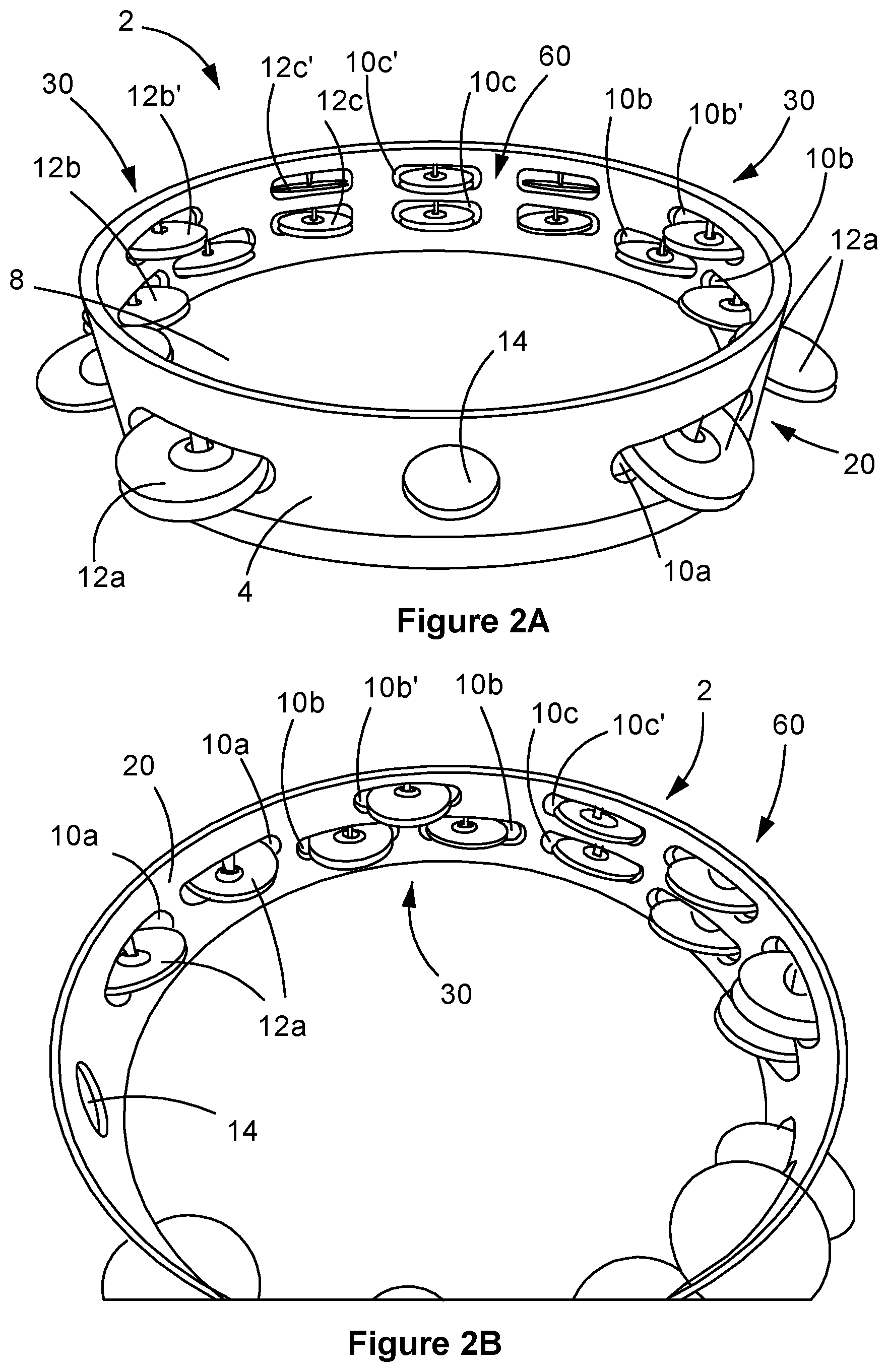 Patent US12315476 Figure 2 – Tambourine