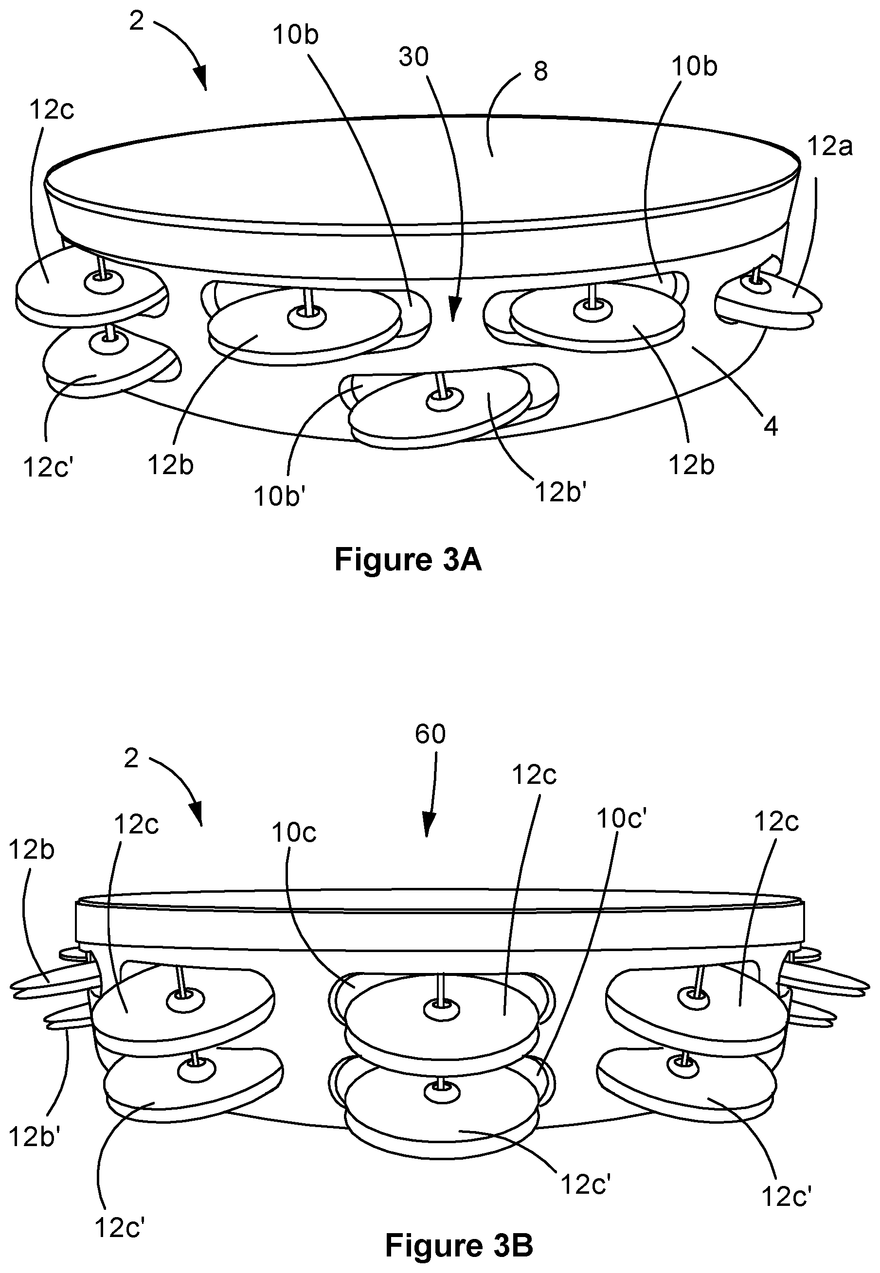 Patent US12315476 Figure 3 – Tambourine