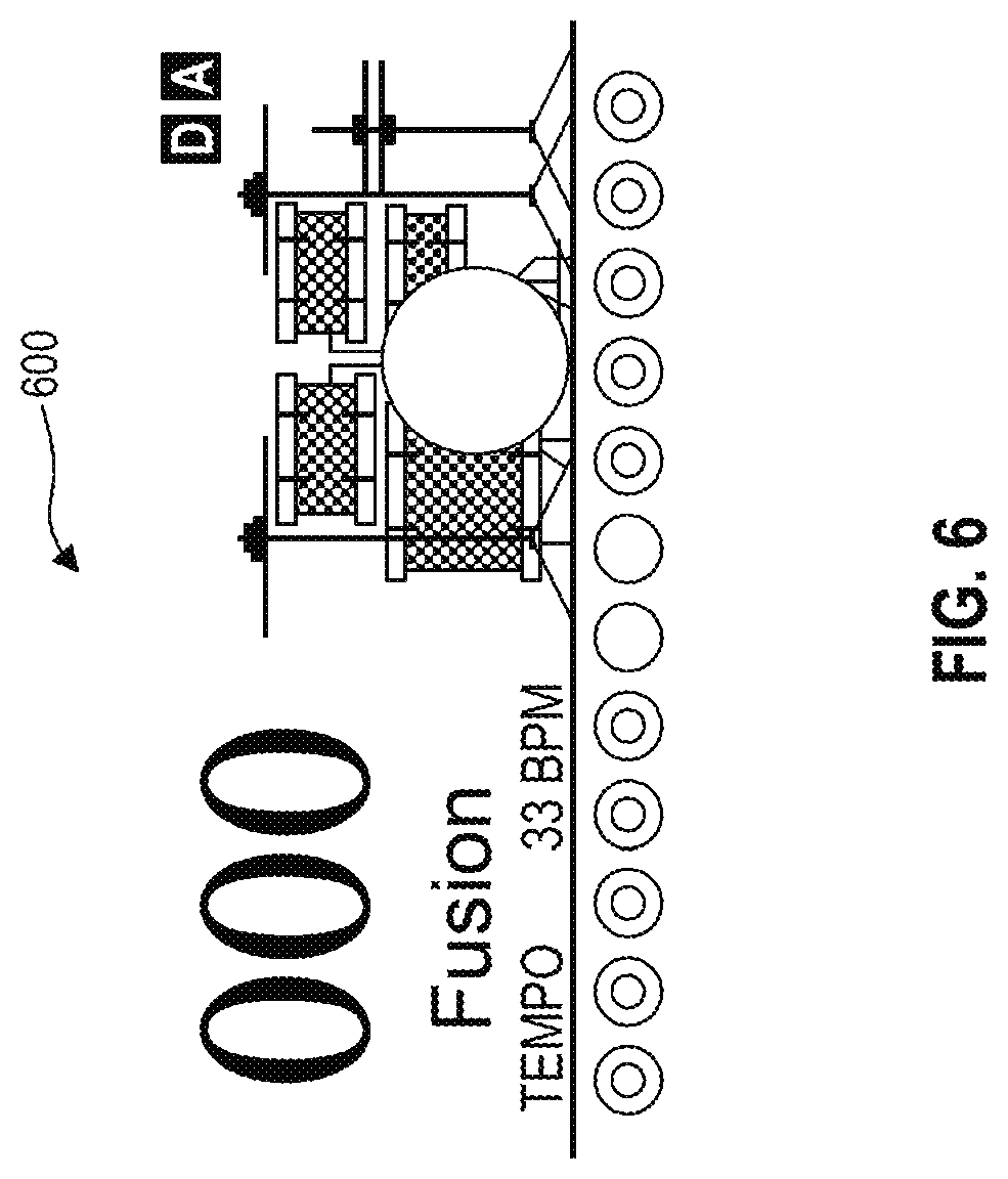 Patent US12315479 Figure 6 – Systems and methods for generating a graphical representation of a strike velocity of an electronic drum pad
