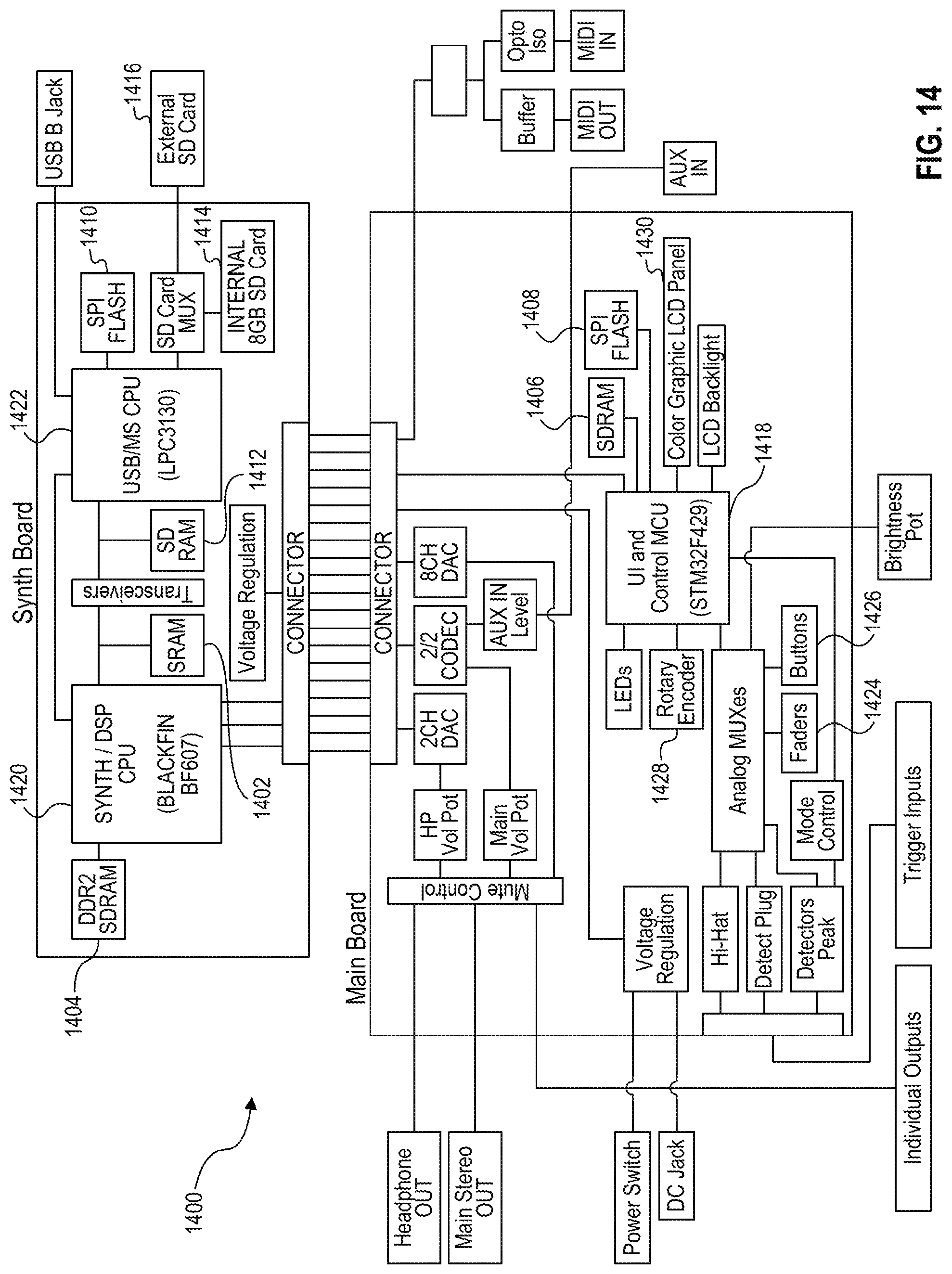 Patent US12315479 Figure 19 – Systems and methods for generating a graphical representation of a strike velocity of an electronic drum pad