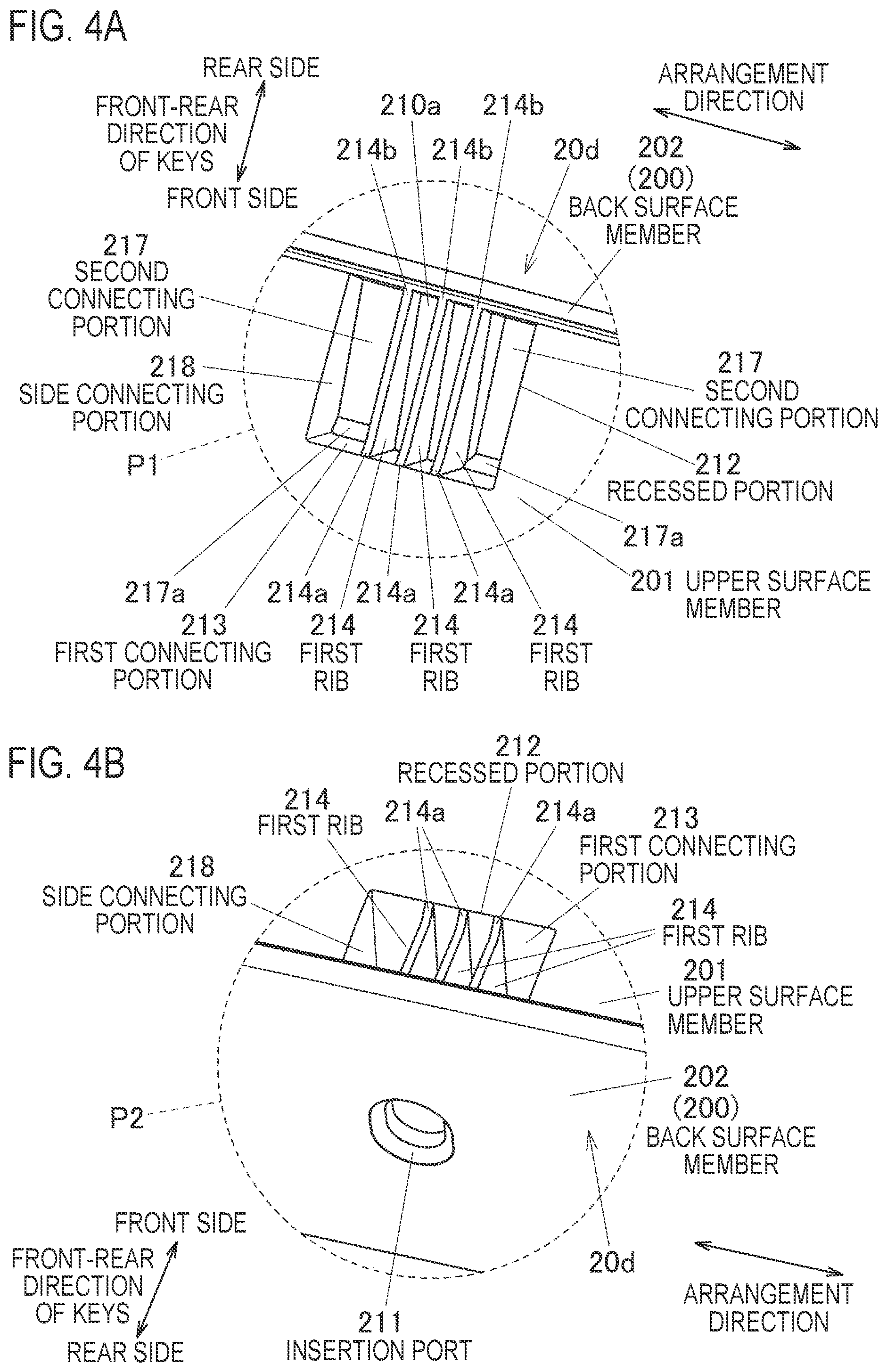 Patent US12315481 Figure 4 – Keyboard instrument