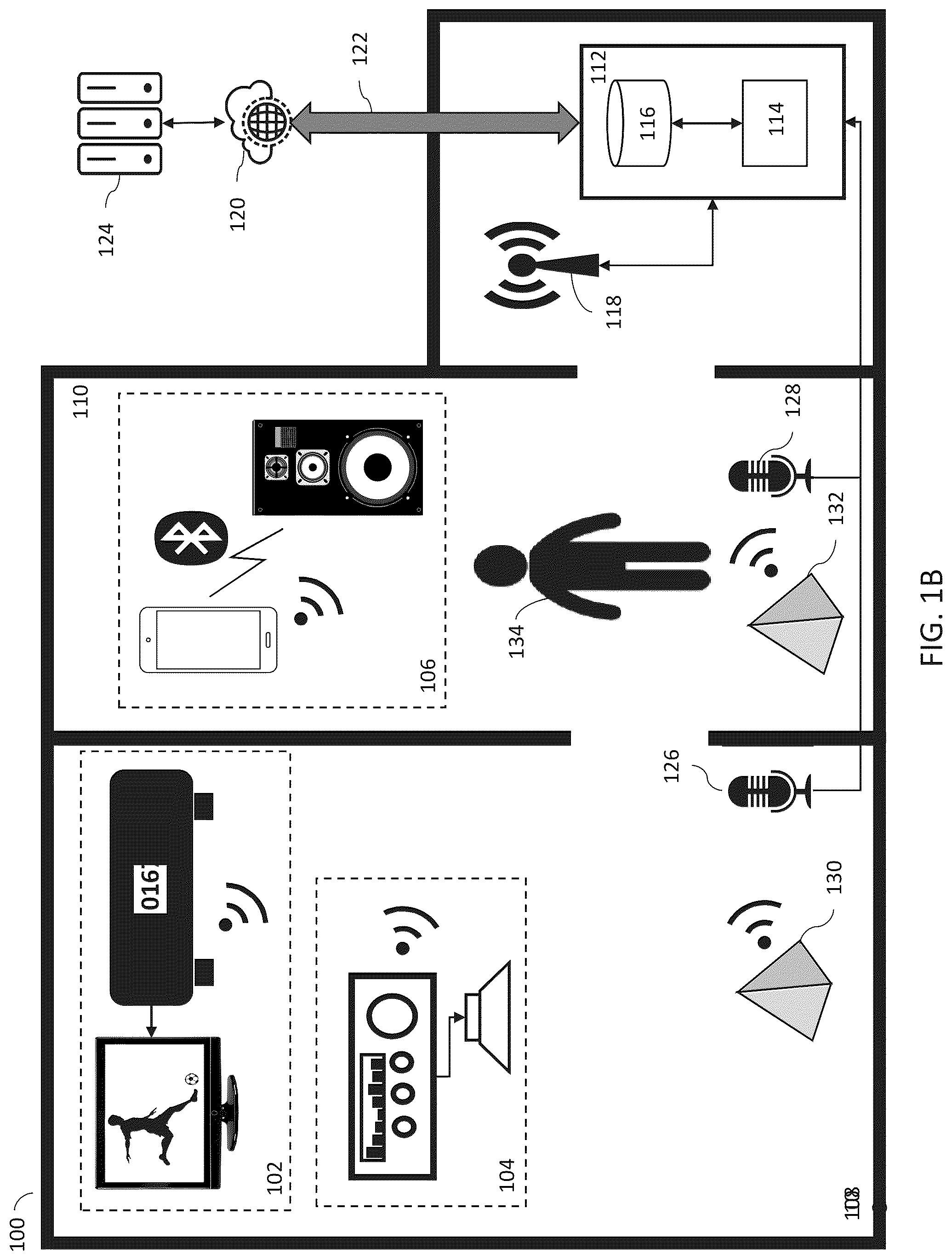 Patent US12315504 Figure 2 – System and method for controlling a media device to provide an improved sonic environment for the reception of a voice command