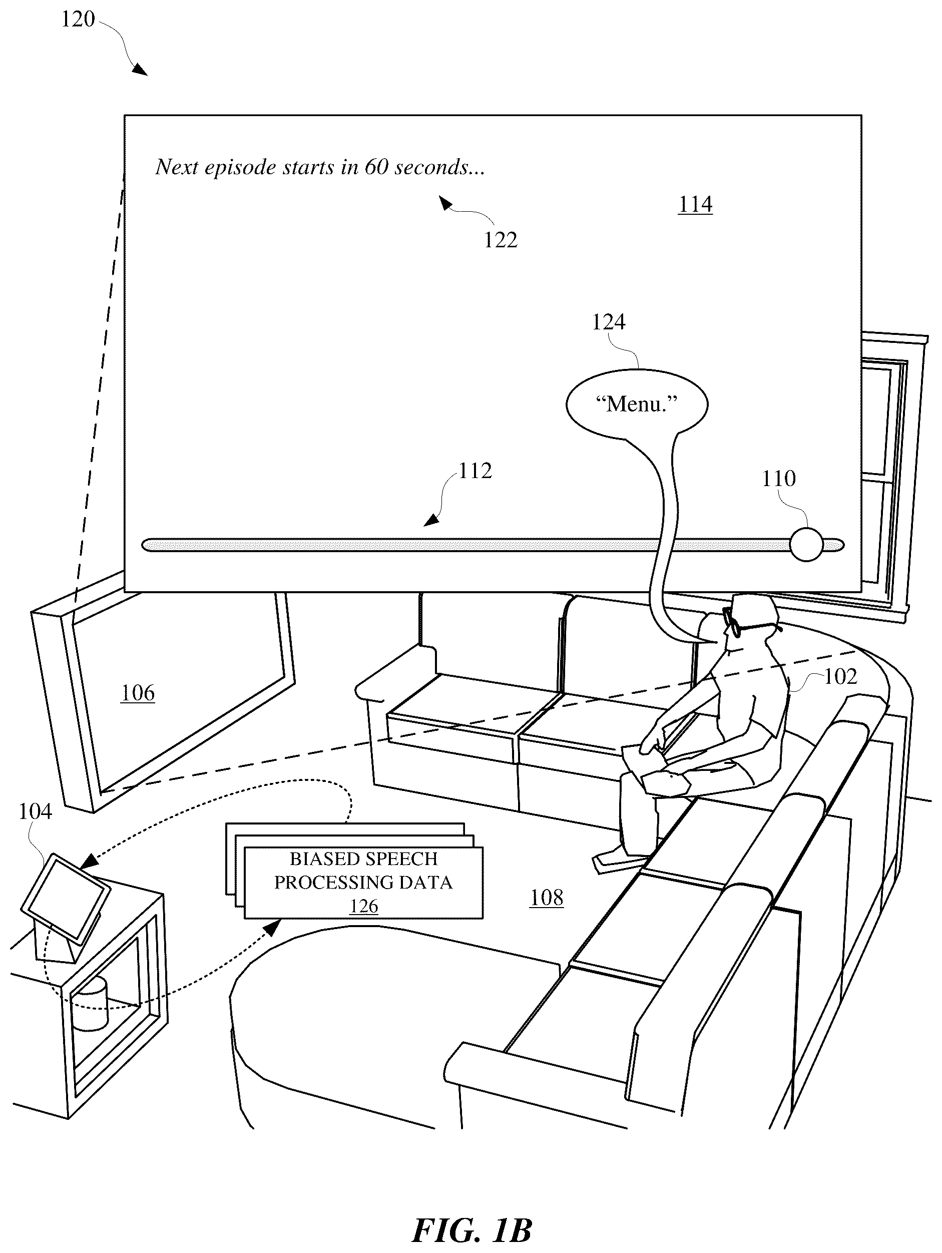 Patent US12315506 Figure 2 – Biasing speech processing based on audibly rendered content, including dynamically adapting over duration of rendering