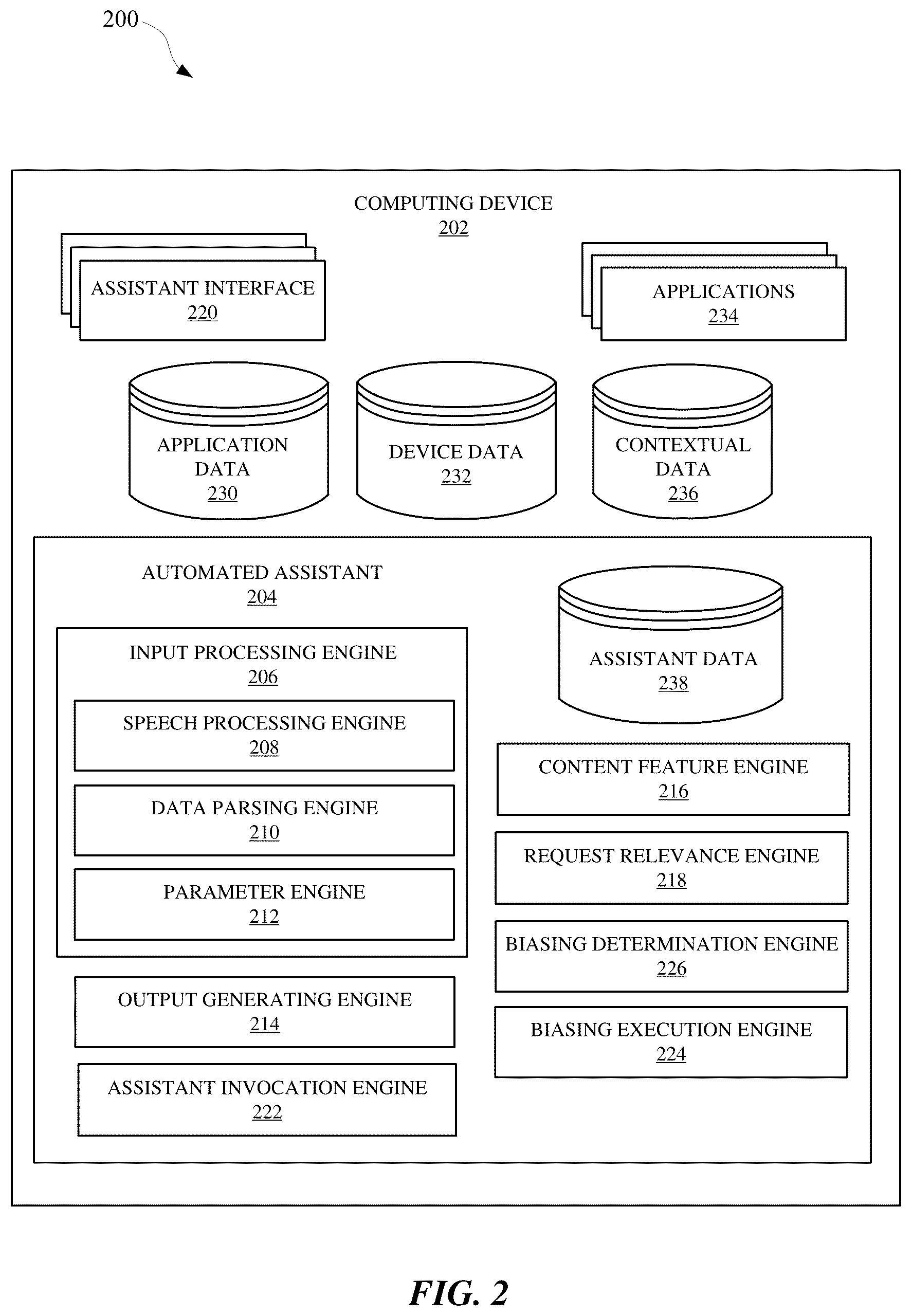 Patent US12315506 Figure 4 – Biasing speech processing based on audibly rendered content, including dynamically adapting over duration of rendering
