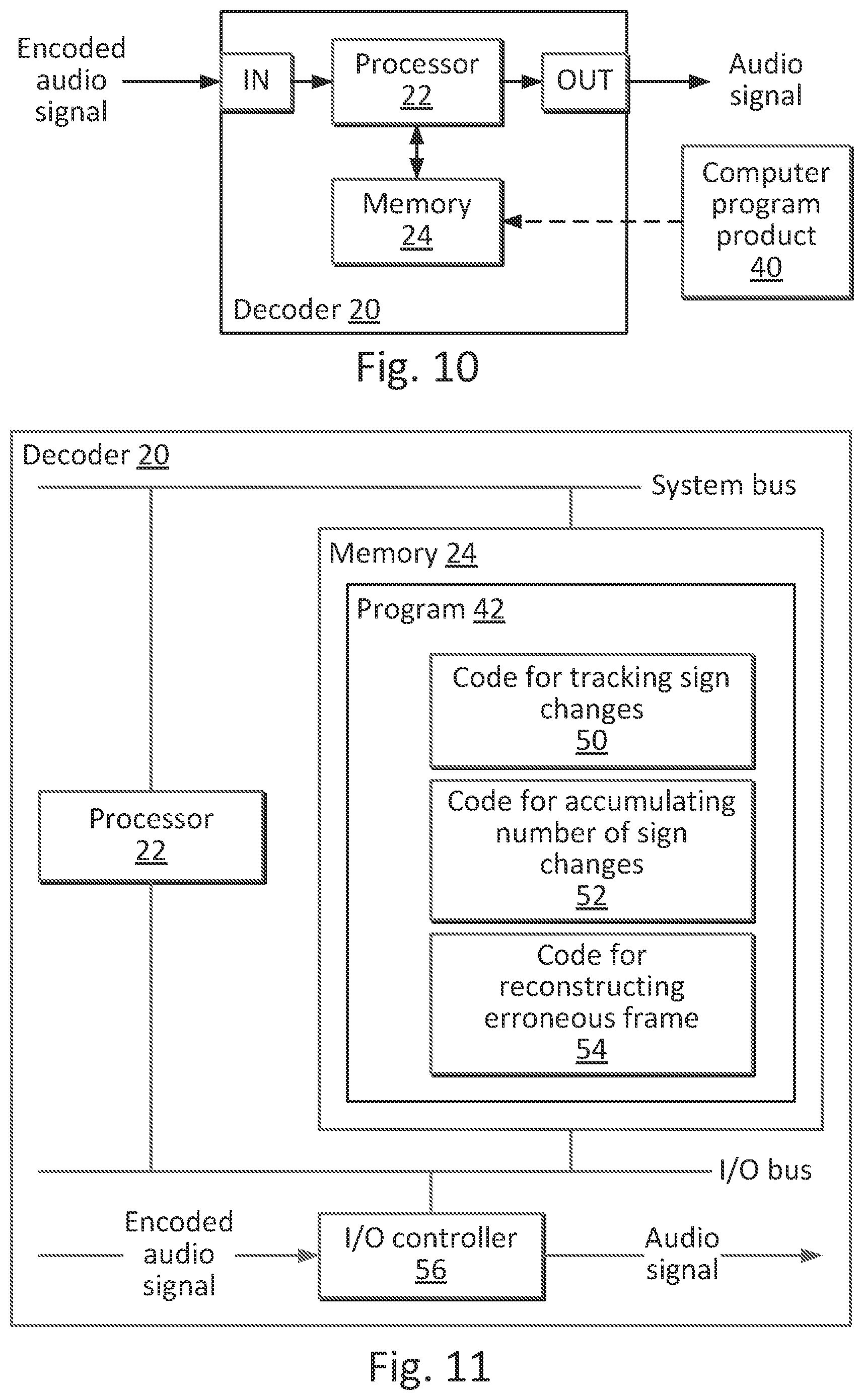 Patent US12315519 Figure 6 – Frame error concealment