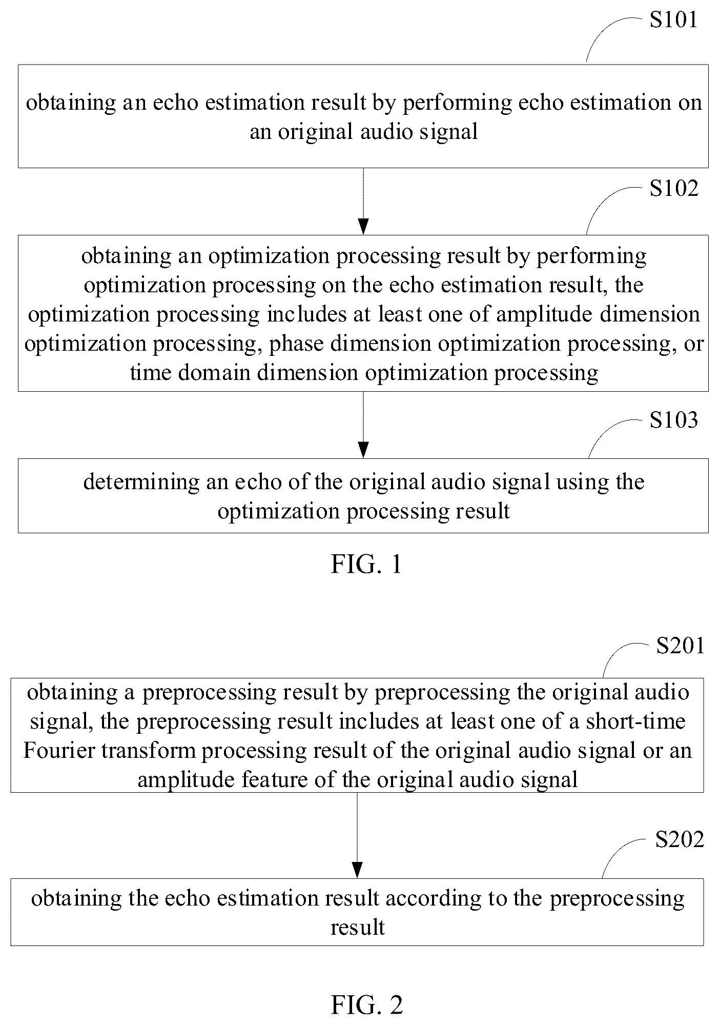 Patent US12315526 Figure 1 – Method and apparatus for determining echo, and storage medium