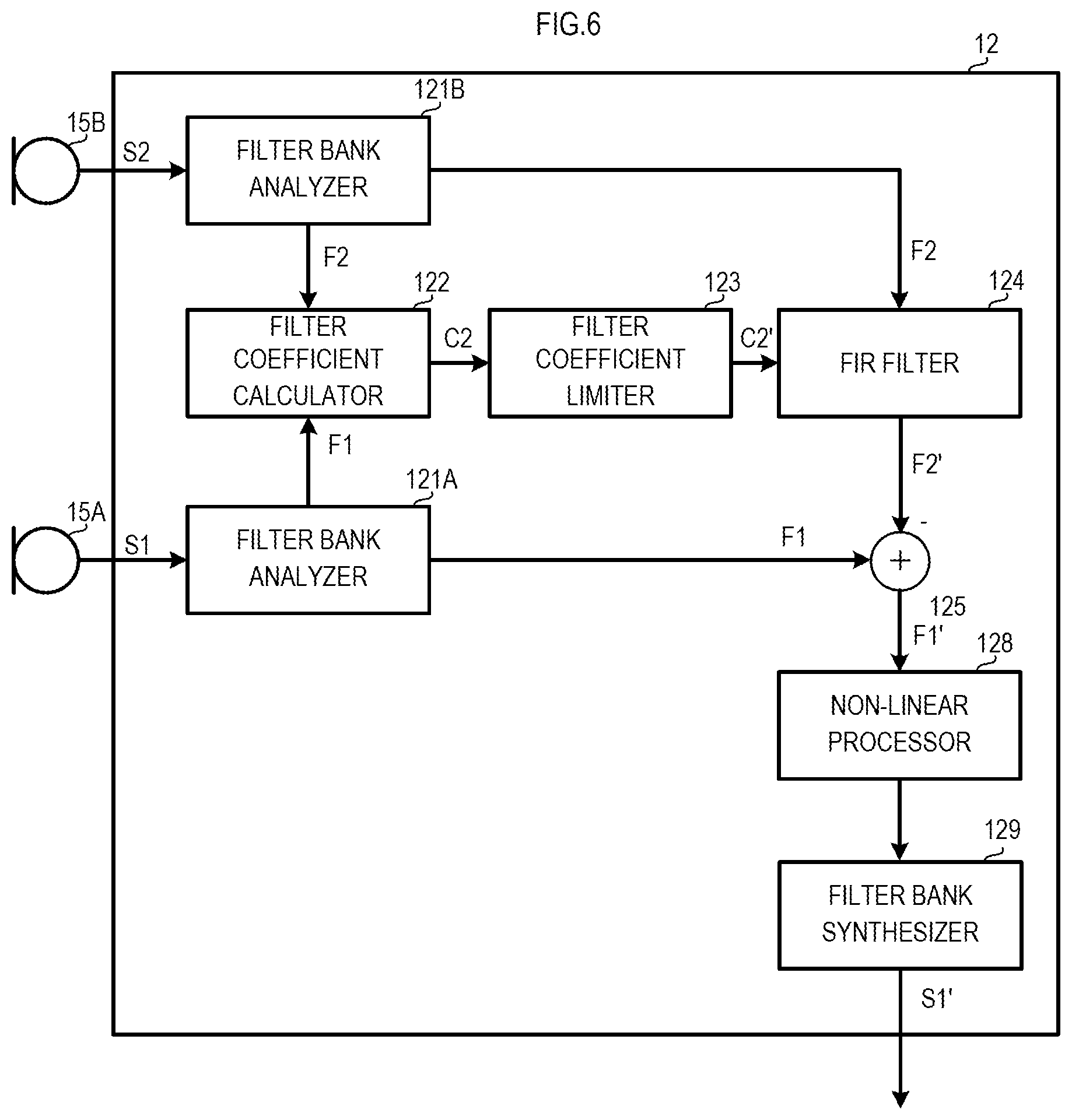 Patent US12315528 Figure 6 – Filtering method, filtering device, and storage medium stored with filtering program