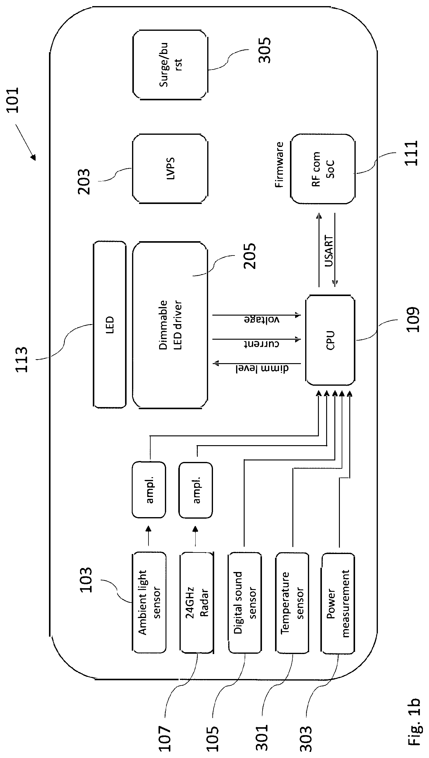 Patent US12315531 Figure 2 – Grid of luminaires