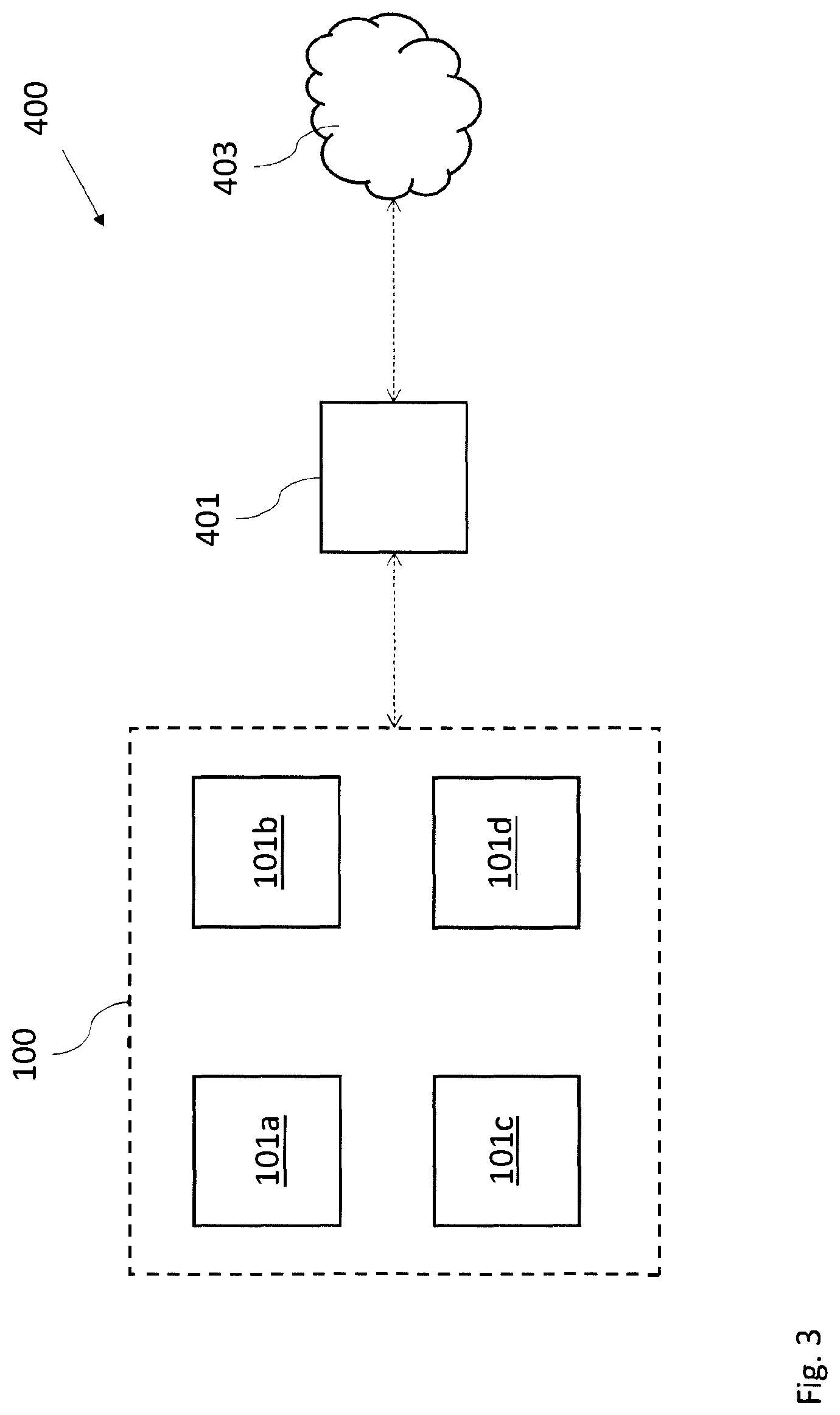 Patent US12315531 Figure 4 – Grid of luminaires