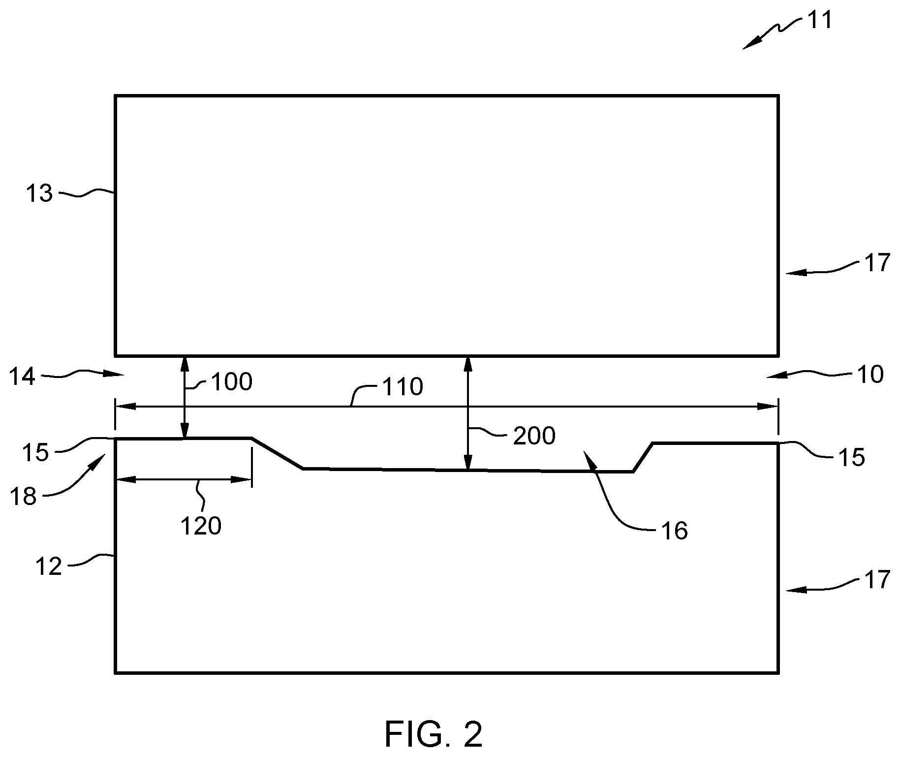Patent US12315537 Figure 2 – Magnetic write transducer with variable write gap length