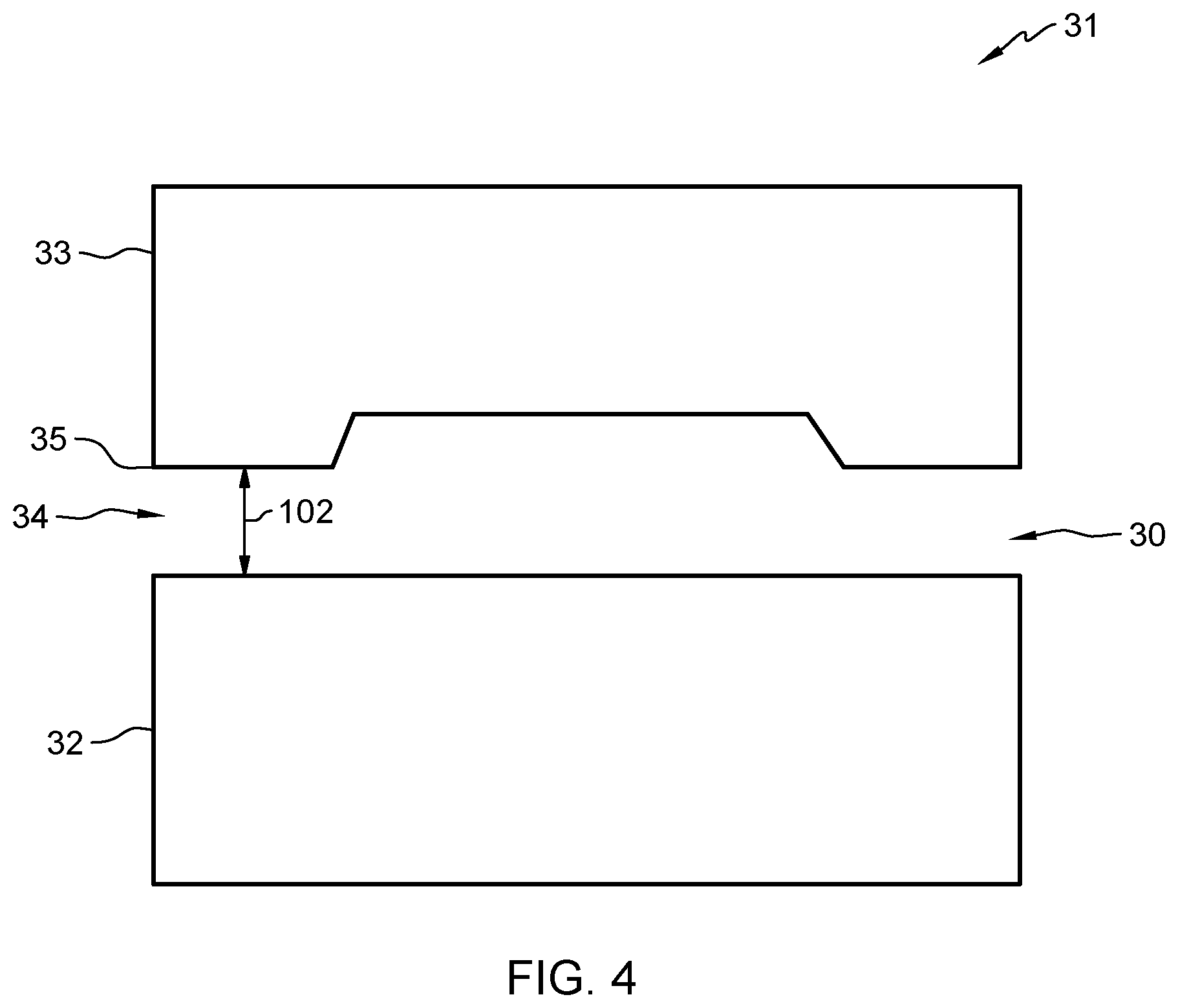 Patent US12315537 Figure 4 – Magnetic write transducer with variable write gap length
