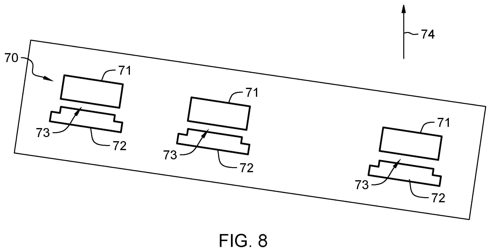 Patent US12315537 Figure 8 – Magnetic write transducer with variable write gap length