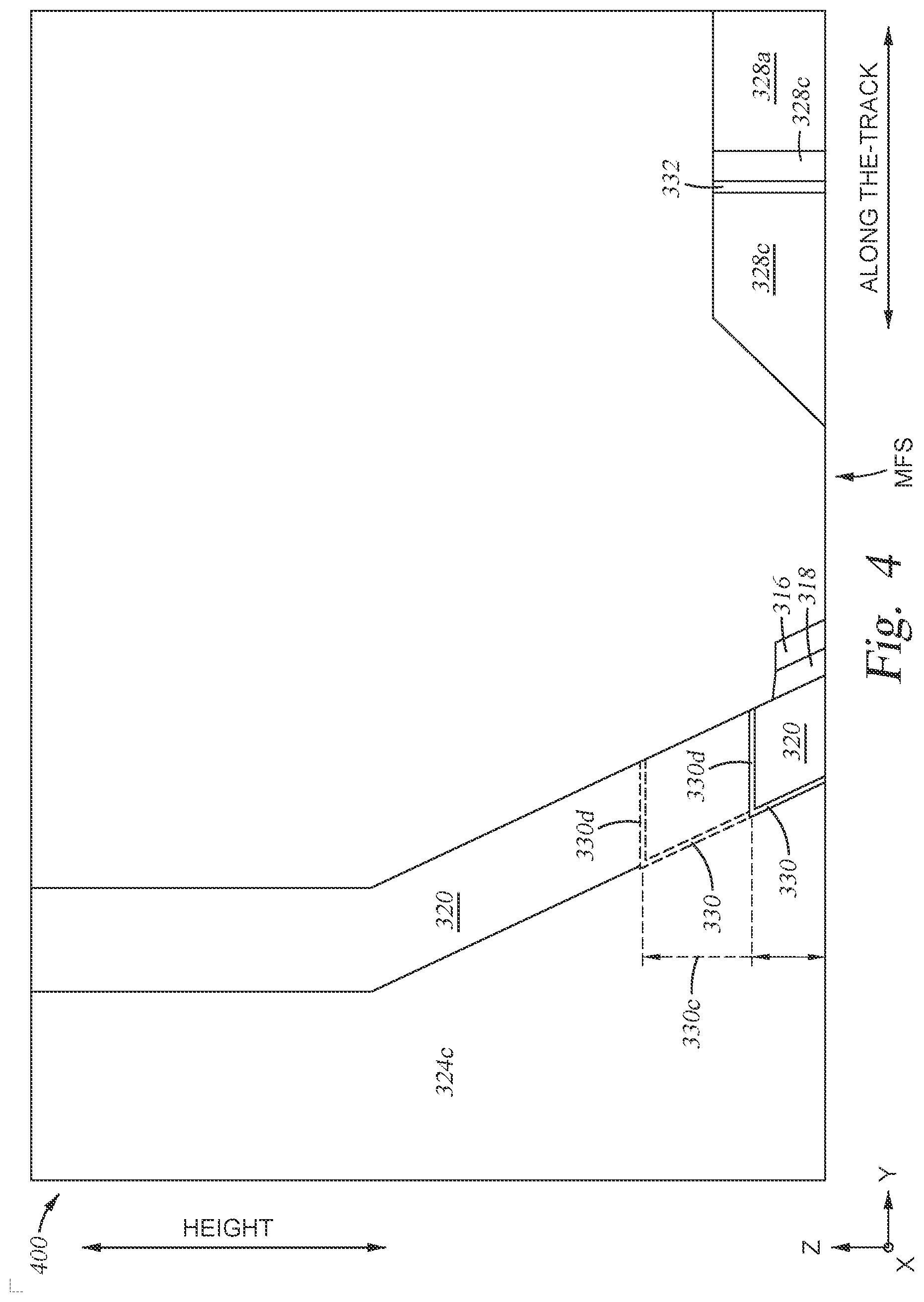 Patent US12315538 Figure 8 – Magnetic recording head with assisting electric current in trailing shield