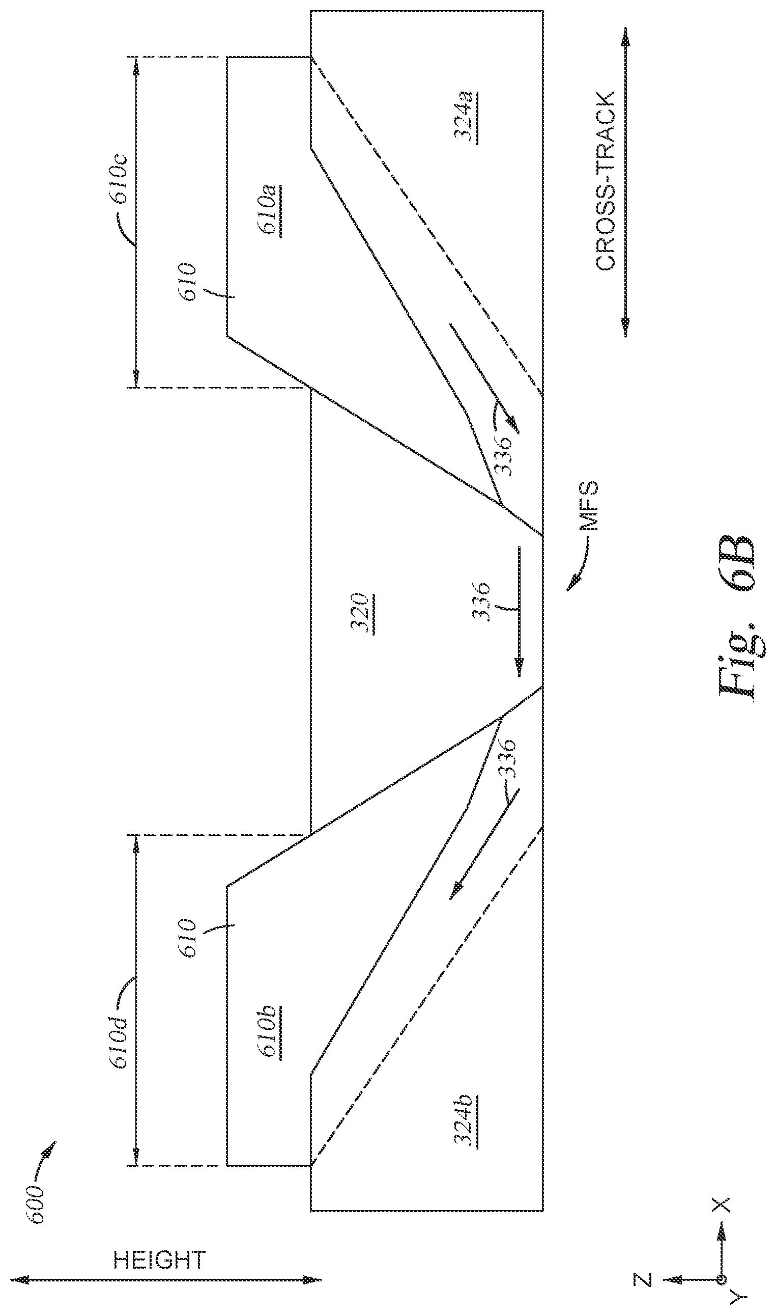 Patent US12315538 Figure 11 – Magnetic recording head with assisting electric current in trailing shield