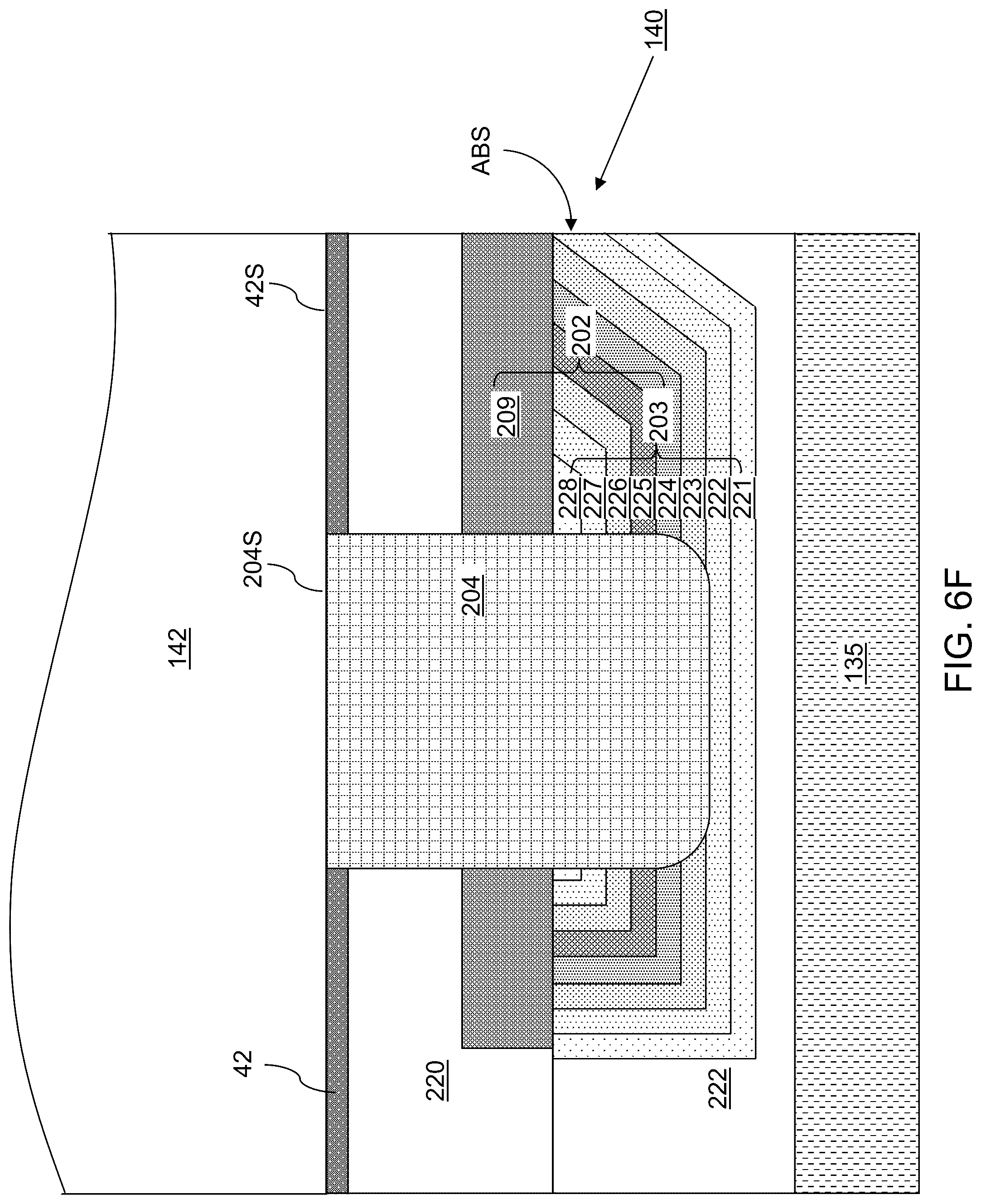Patent US12315539 Figure 12 – Heat assisted magnetic recording (HAMR) write head with enhanced stability and methods for making the same