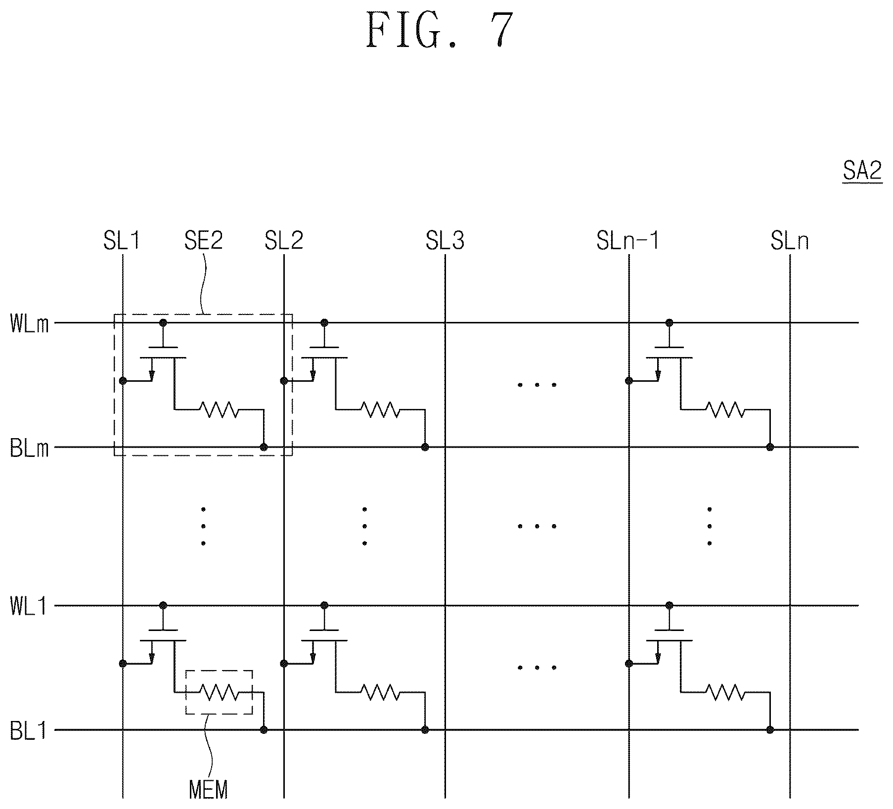Patent US12315542 Figure 5 – Memristor element with a magnetic domain wall in a magnetic free layer moved by spin orbit torque, synapse element and neuromorphic processor including the same