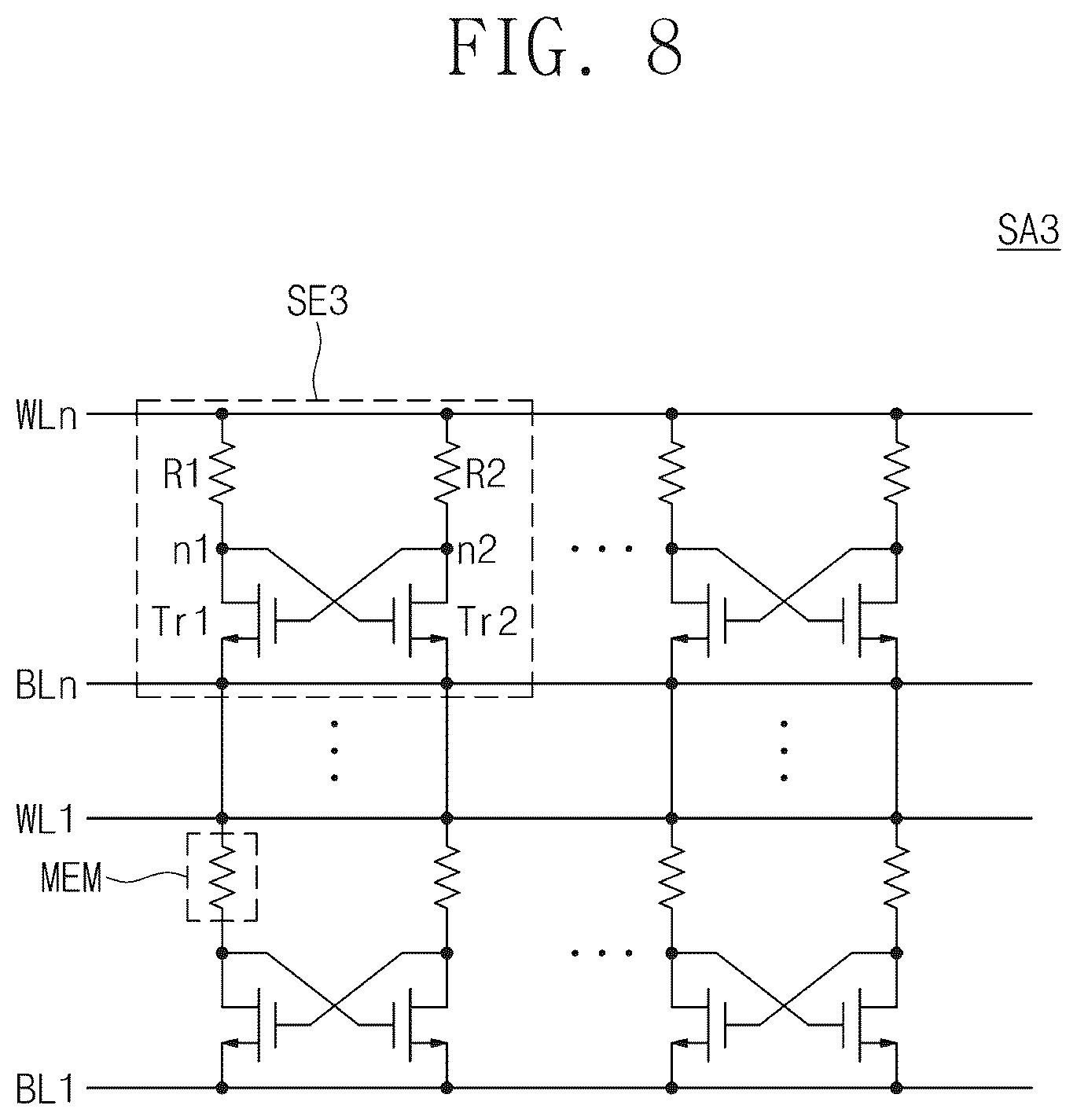 Patent US12315542 Figure 6 – Memristor element with a magnetic domain wall in a magnetic free layer moved by spin orbit torque, synapse element and neuromorphic processor including the same