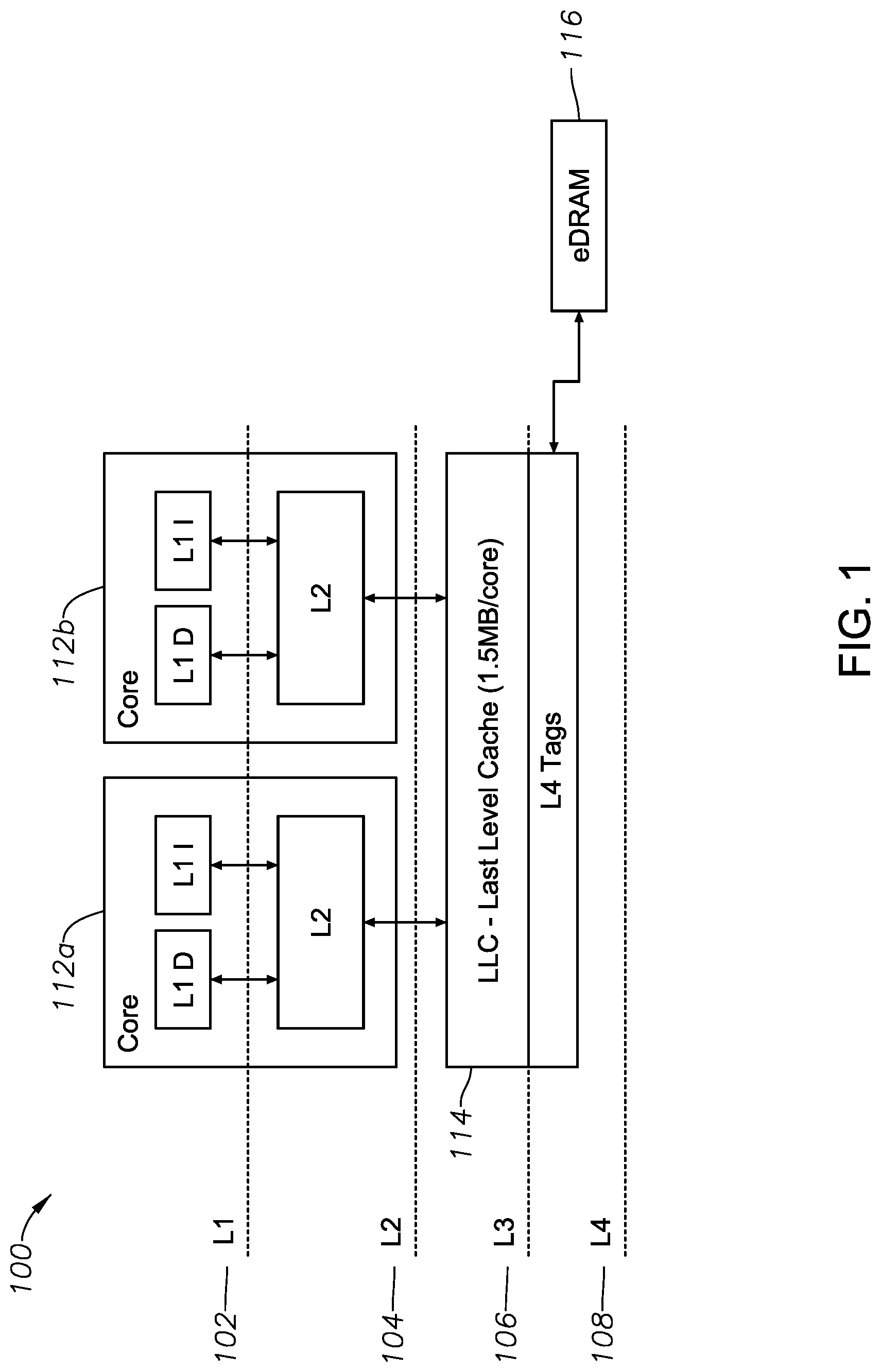 Patent US12315545 Figure 1 – Systems, devices, and methods of cache memory