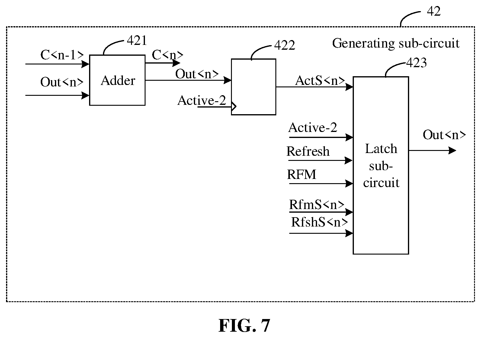 Patent US12315546 Figure 9 – Signal control circuit, signal control method for blocking activation operations and semiconductor memory