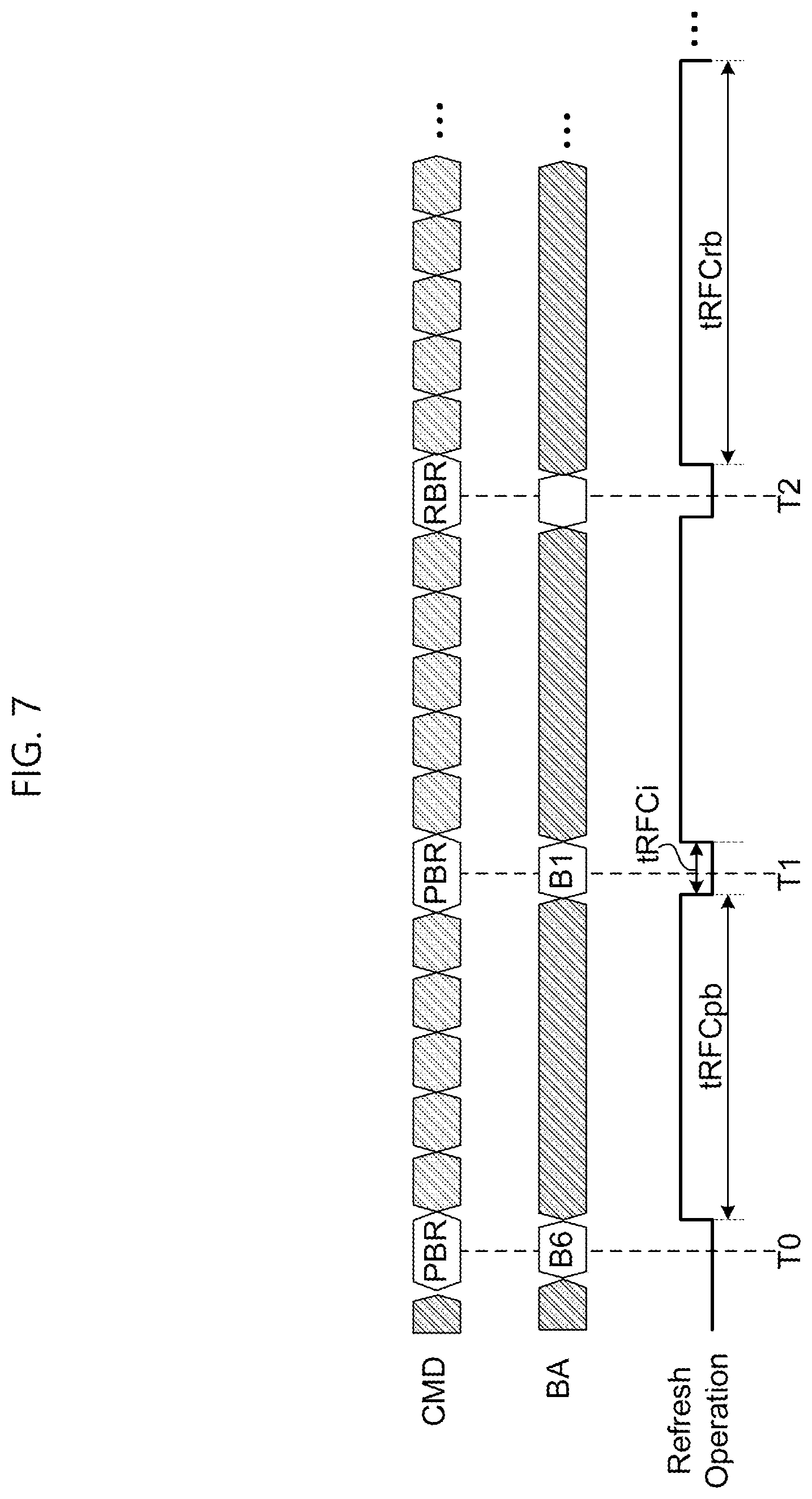 Patent US12315549 Figure 7 – Semiconductor memory device for performing remaining bank refresh operation and refresh method thereof