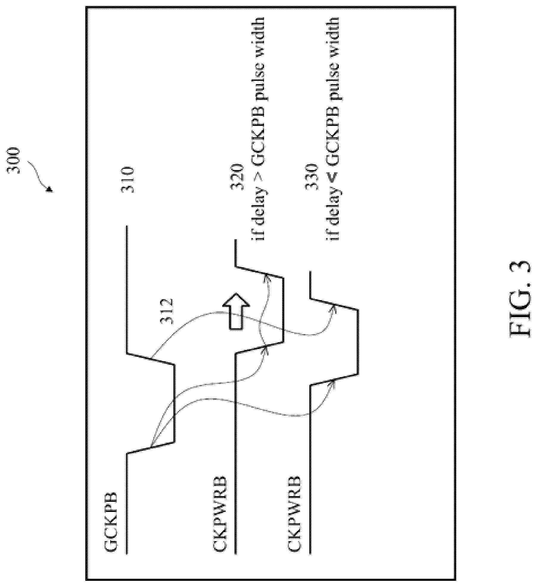 Patent US12315552 Figure 3 – Word line delay interlock circuit for write operation