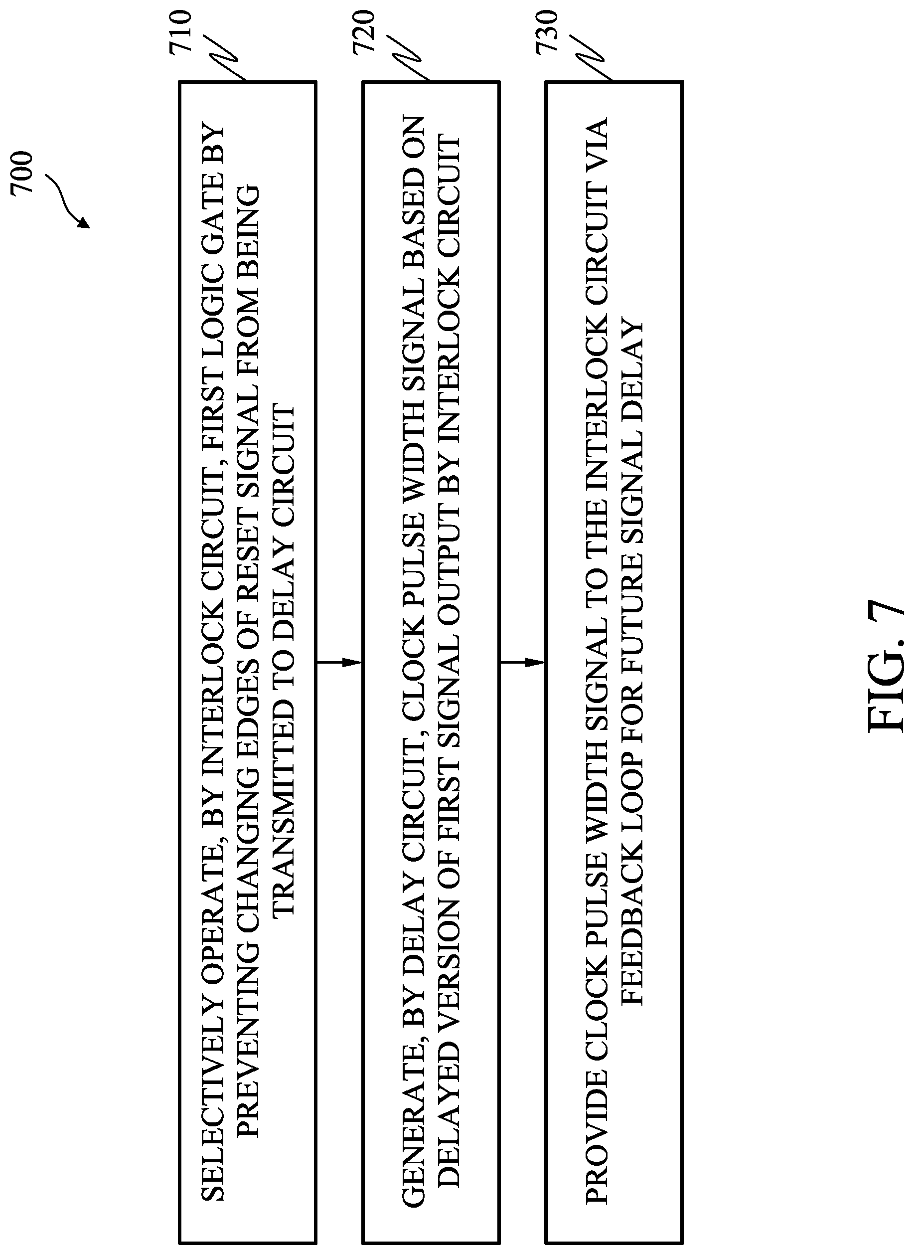 Patent US12315552 Figure 7 – Word line delay interlock circuit for write operation