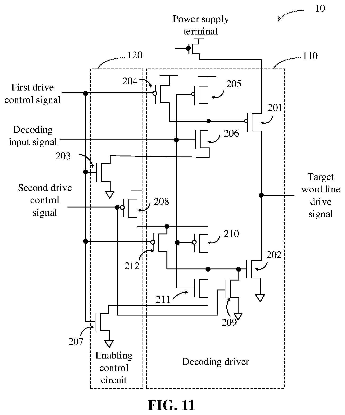 Patent US12315554 Figure 8 – Decoding drive circuit and method therefor, word line decoding circuit and semiconductor memory