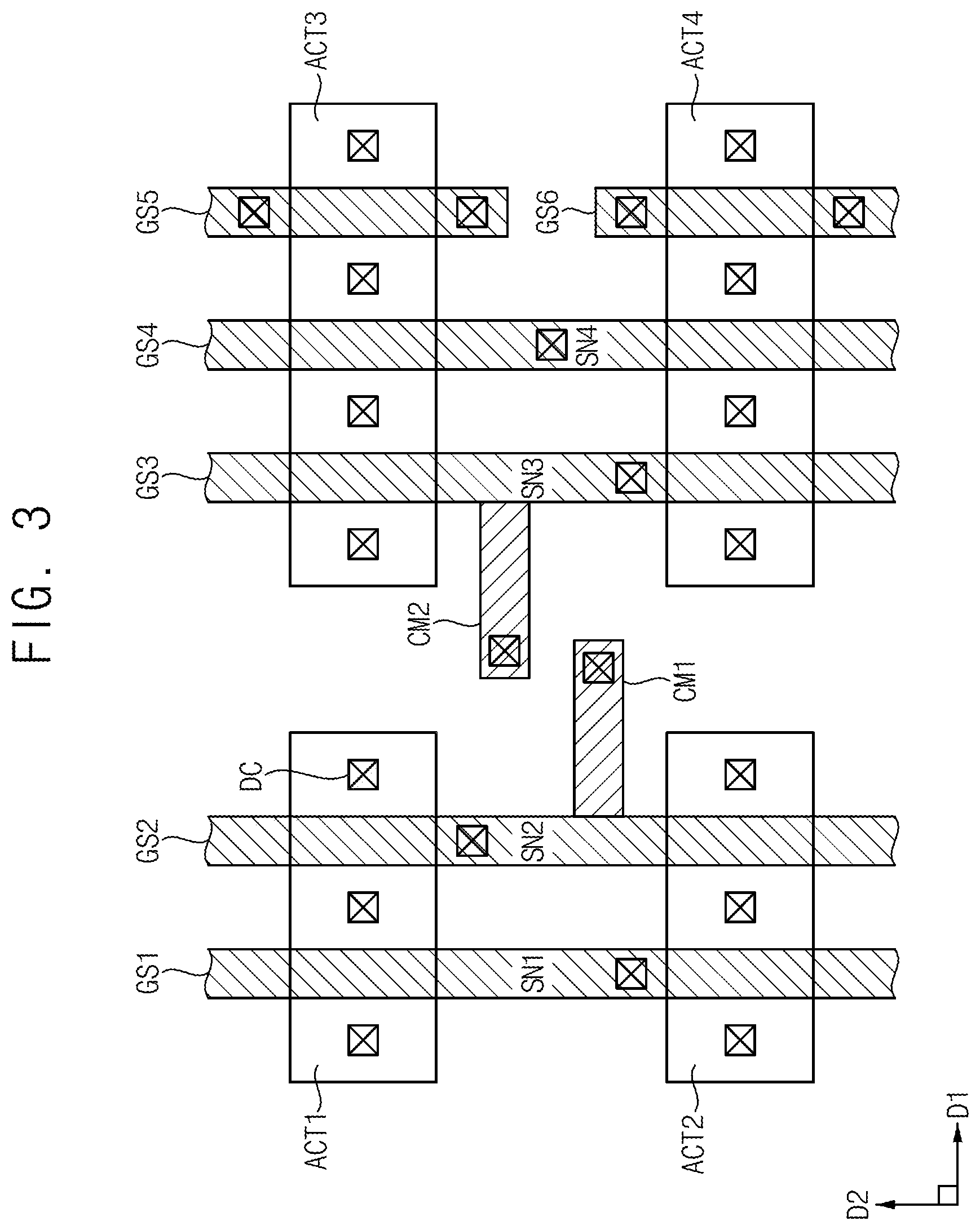 Patent US12315559 Figure 3 – Latch-based storage circuits having efficient integrated circuit layouts