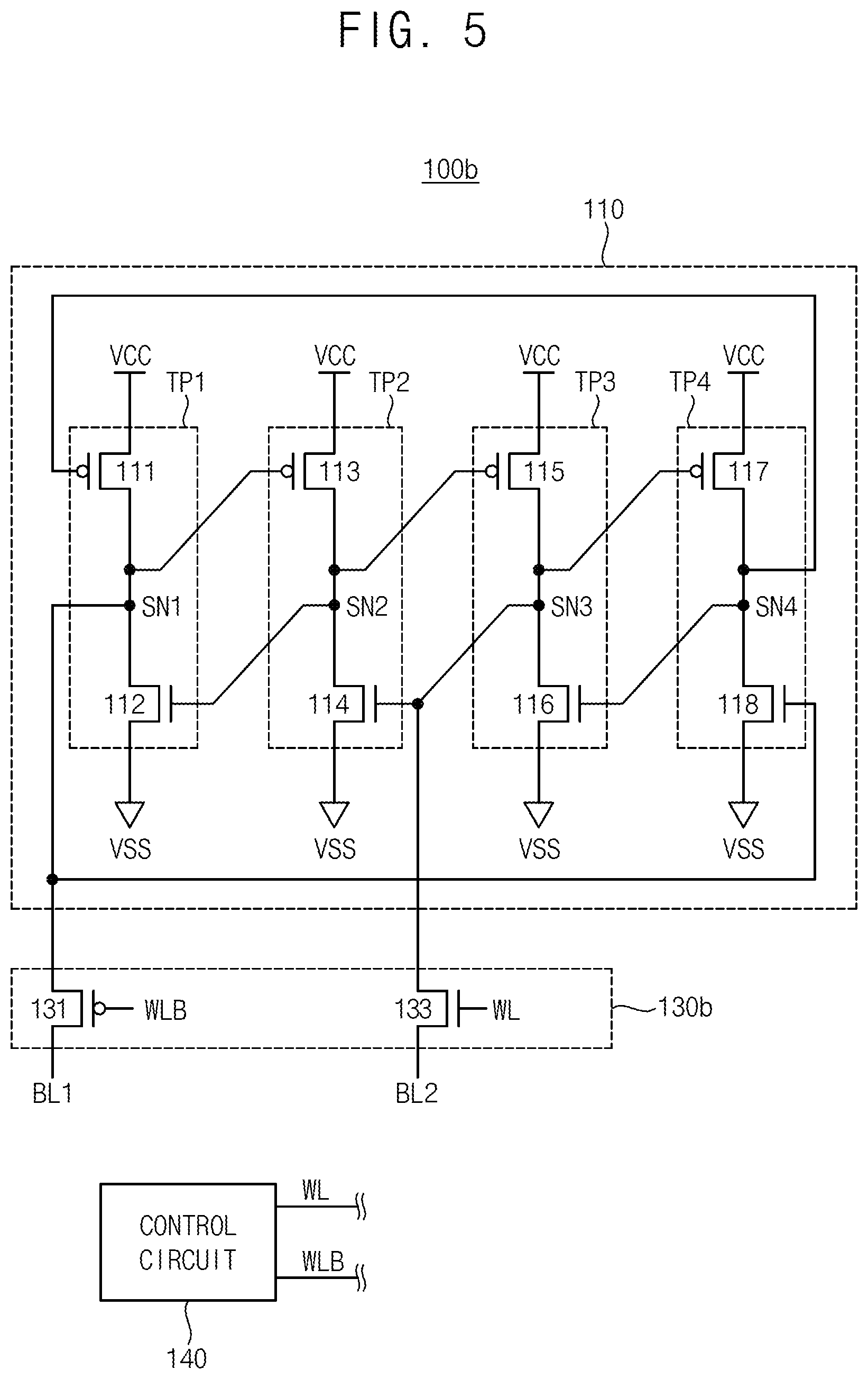 Patent US12315559 Figure 5 – Latch-based storage circuits having efficient integrated circuit layouts