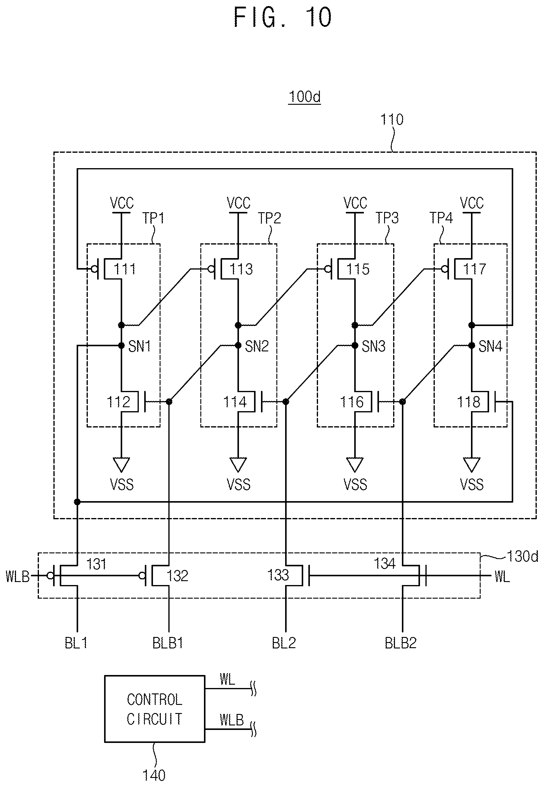 Patent US12315559 Figure 10 – Latch-based storage circuits having efficient integrated circuit layouts