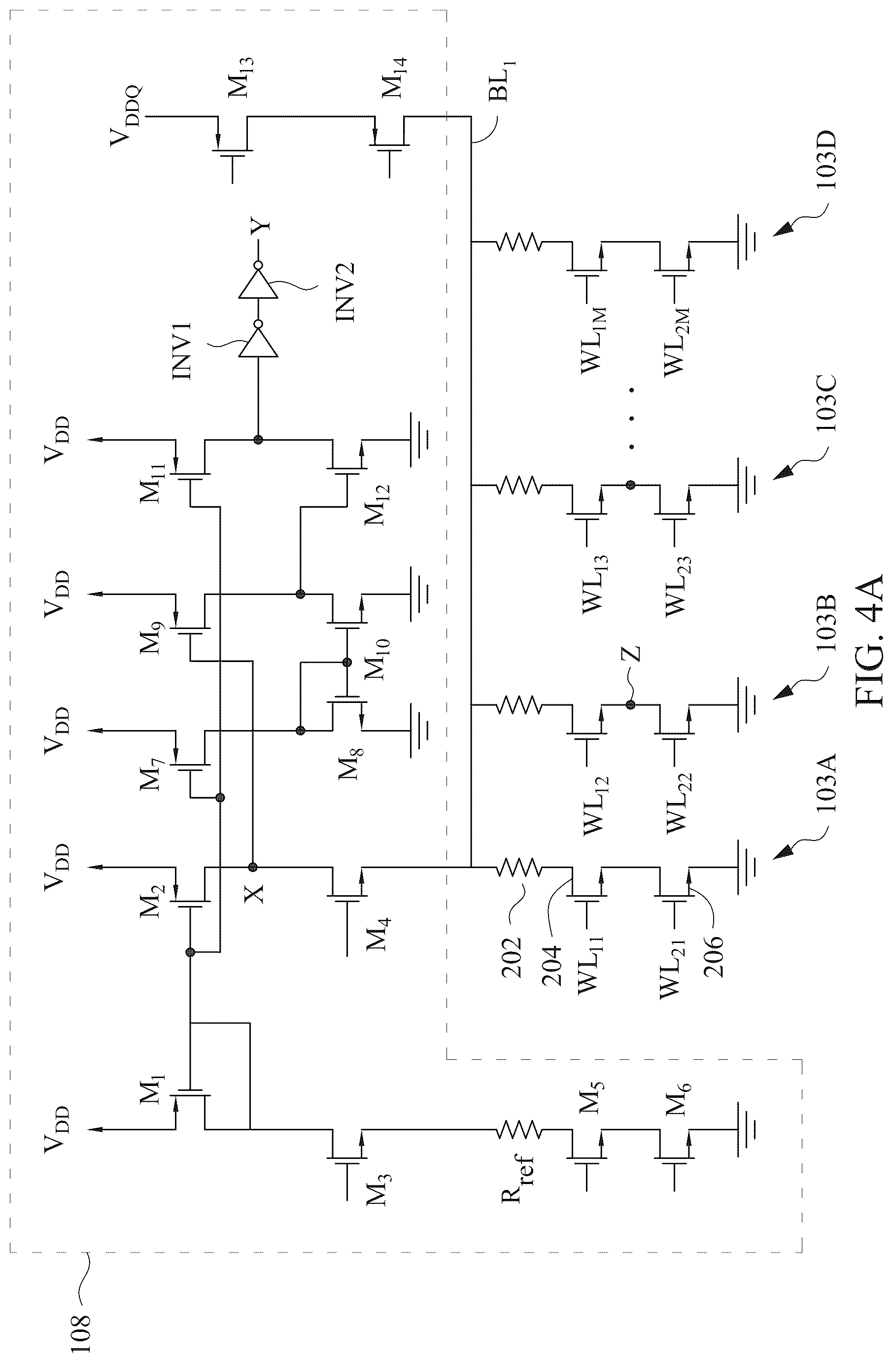 Patent US12315561 Figure 5 – Semiconductor memory devices with different word lines