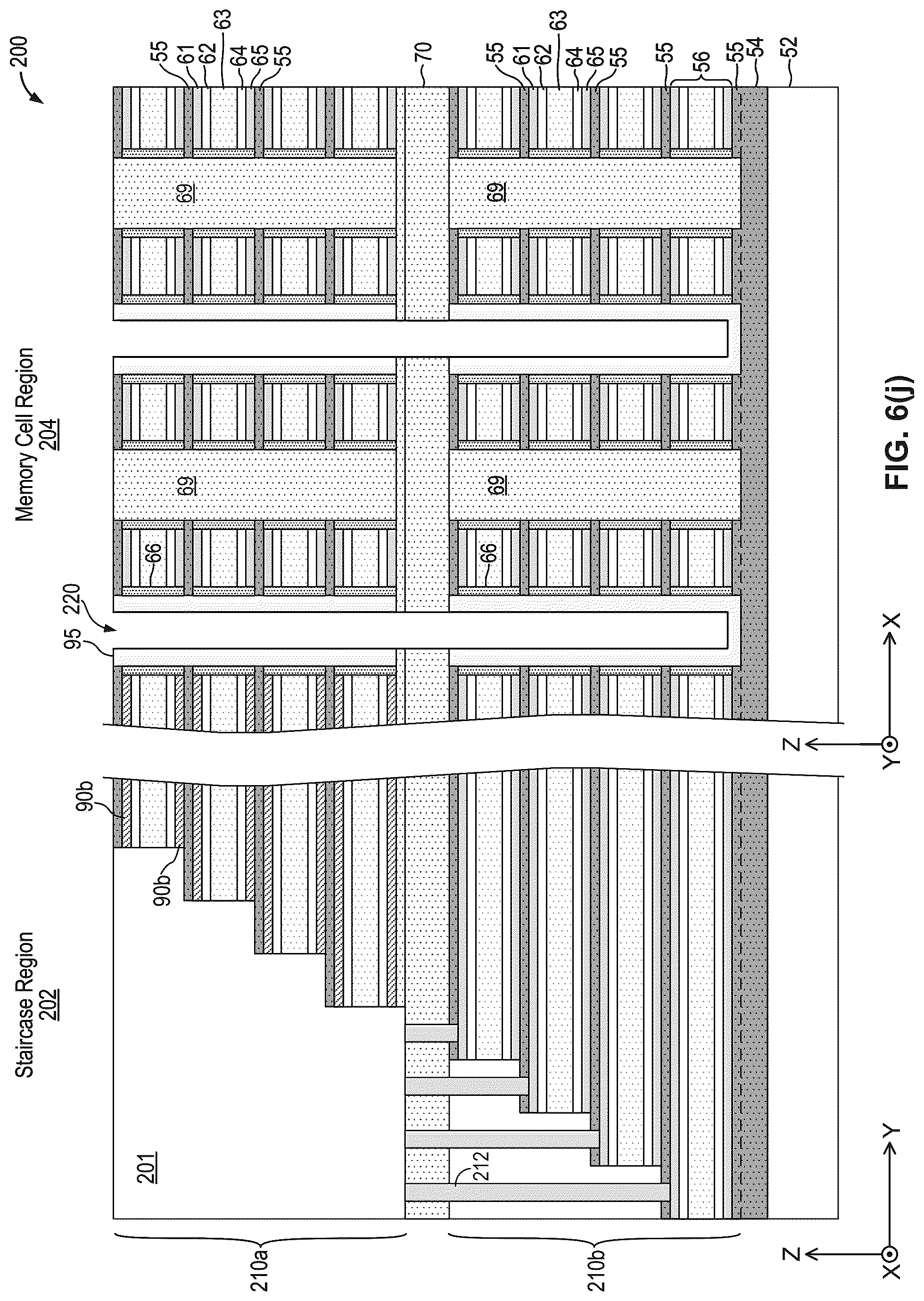 Patent US12315565 Figure 15 – Three-dimensional memory structure fabricated using repeated active stack sections
