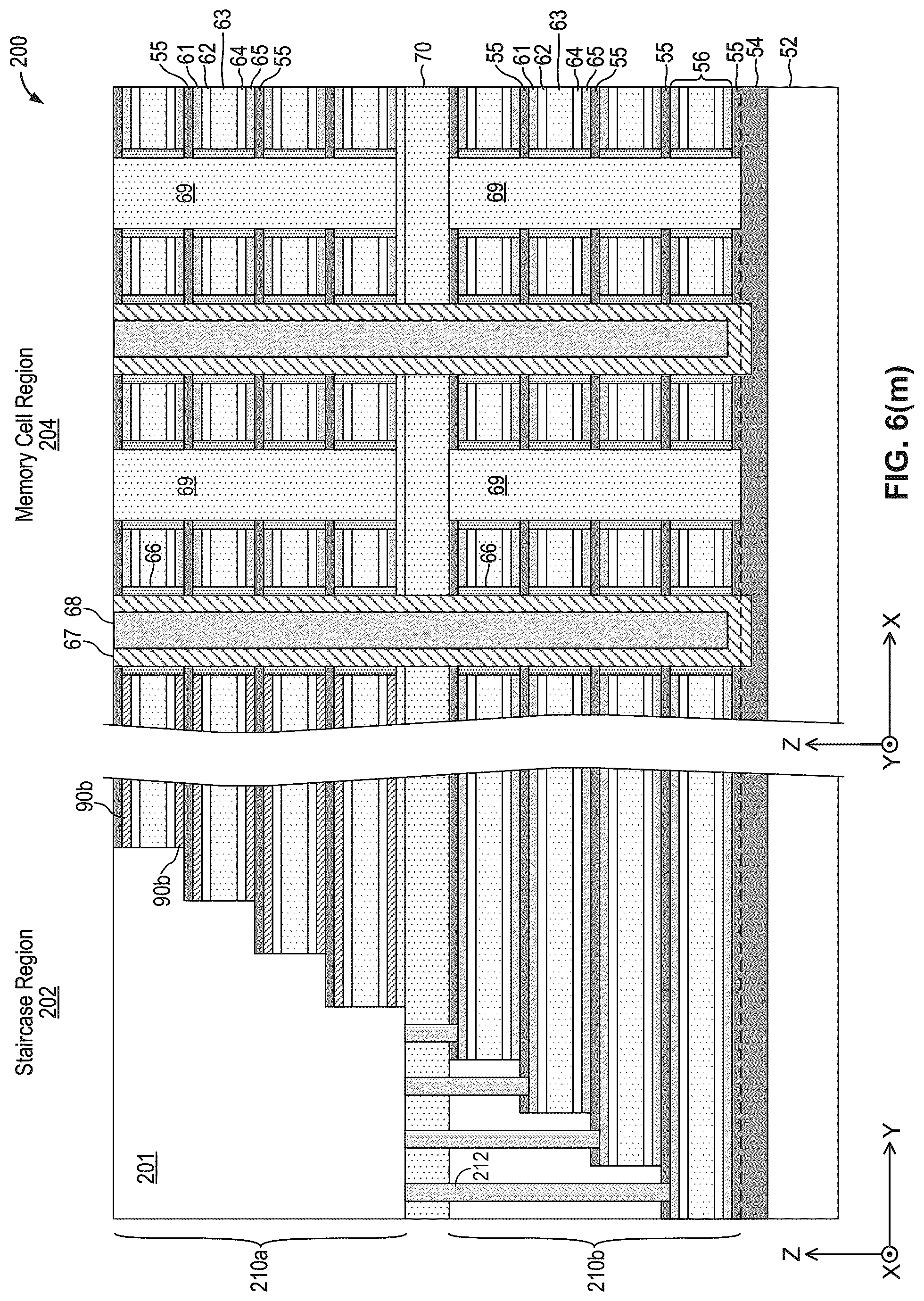 Patent US12315565 Figure 18 – Three-dimensional memory structure fabricated using repeated active stack sections