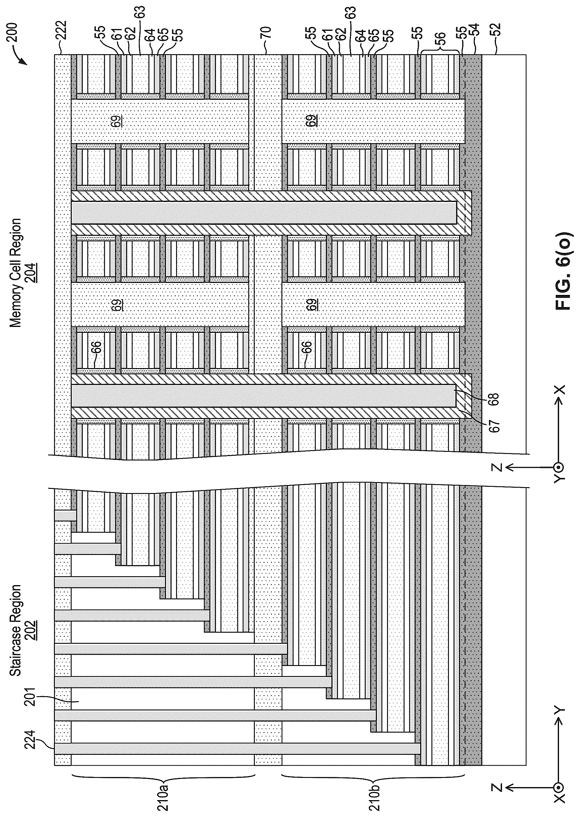 Patent US12315565 Figure 20 – Three-dimensional memory structure fabricated using repeated active stack sections