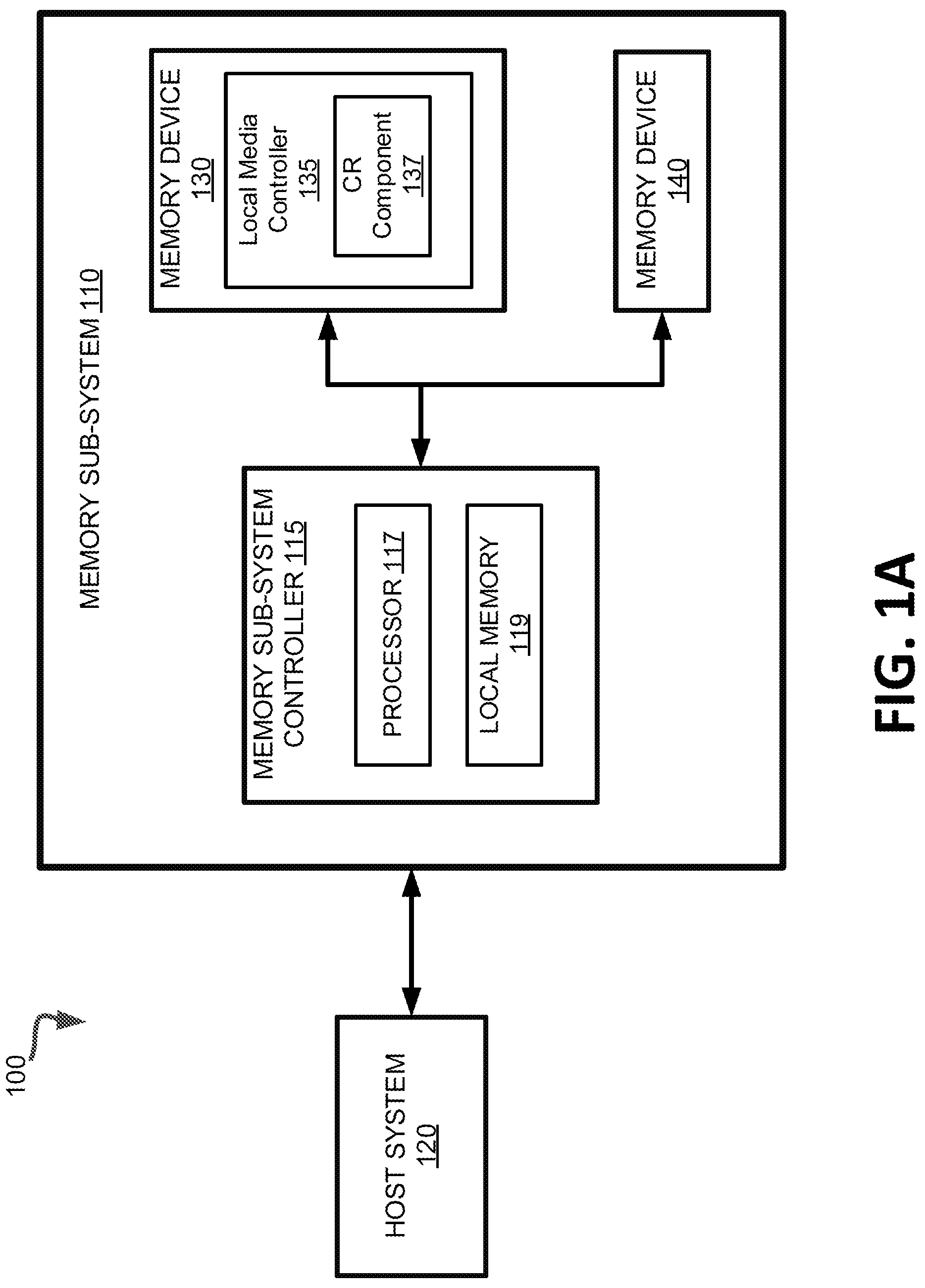 Patent US12315575 — Boost voltage modulated corrective read — Figure 1