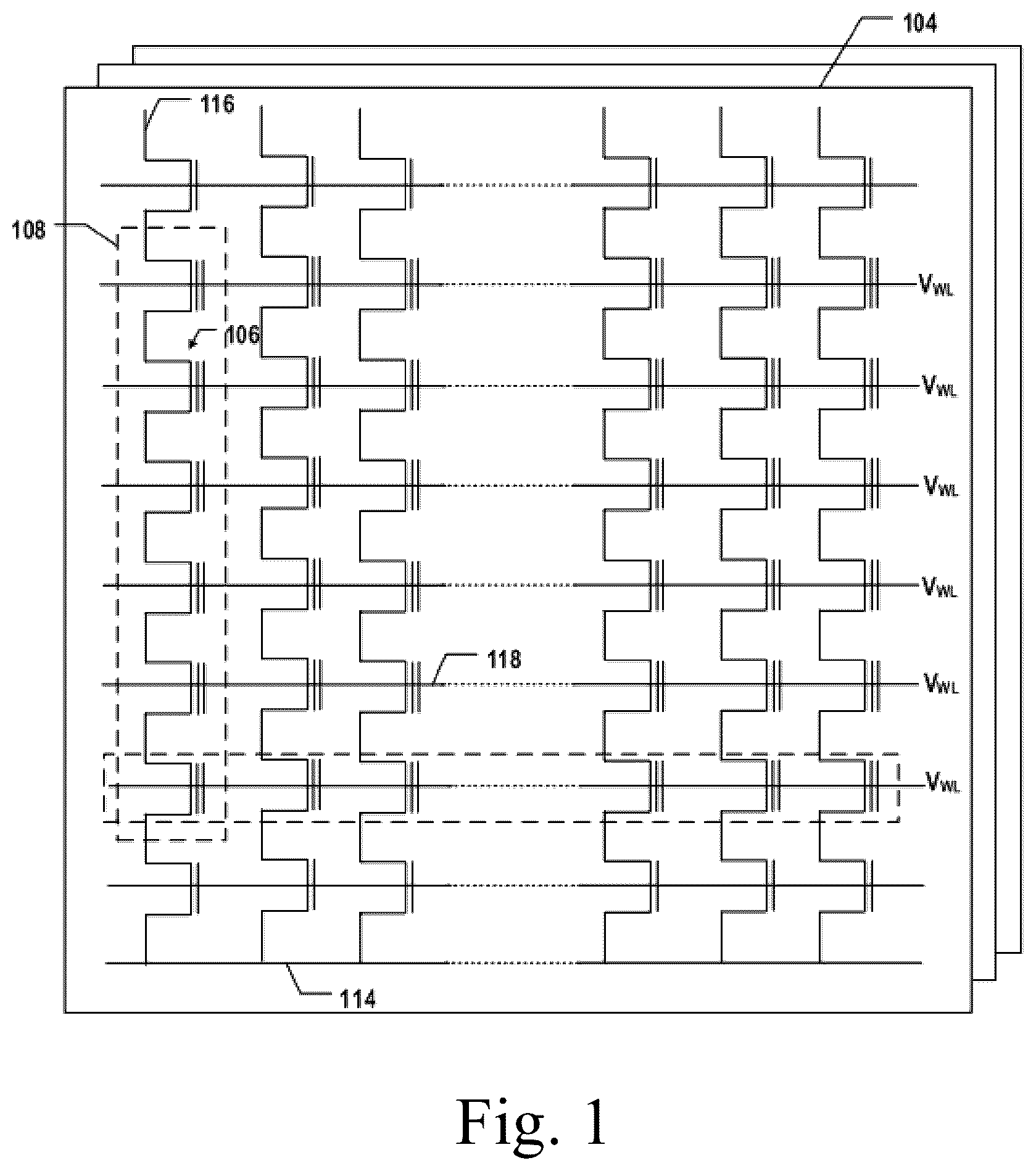 Patent US12315577 Figure 1 – Memory device and program operation thereof to reduce capacitive coupling