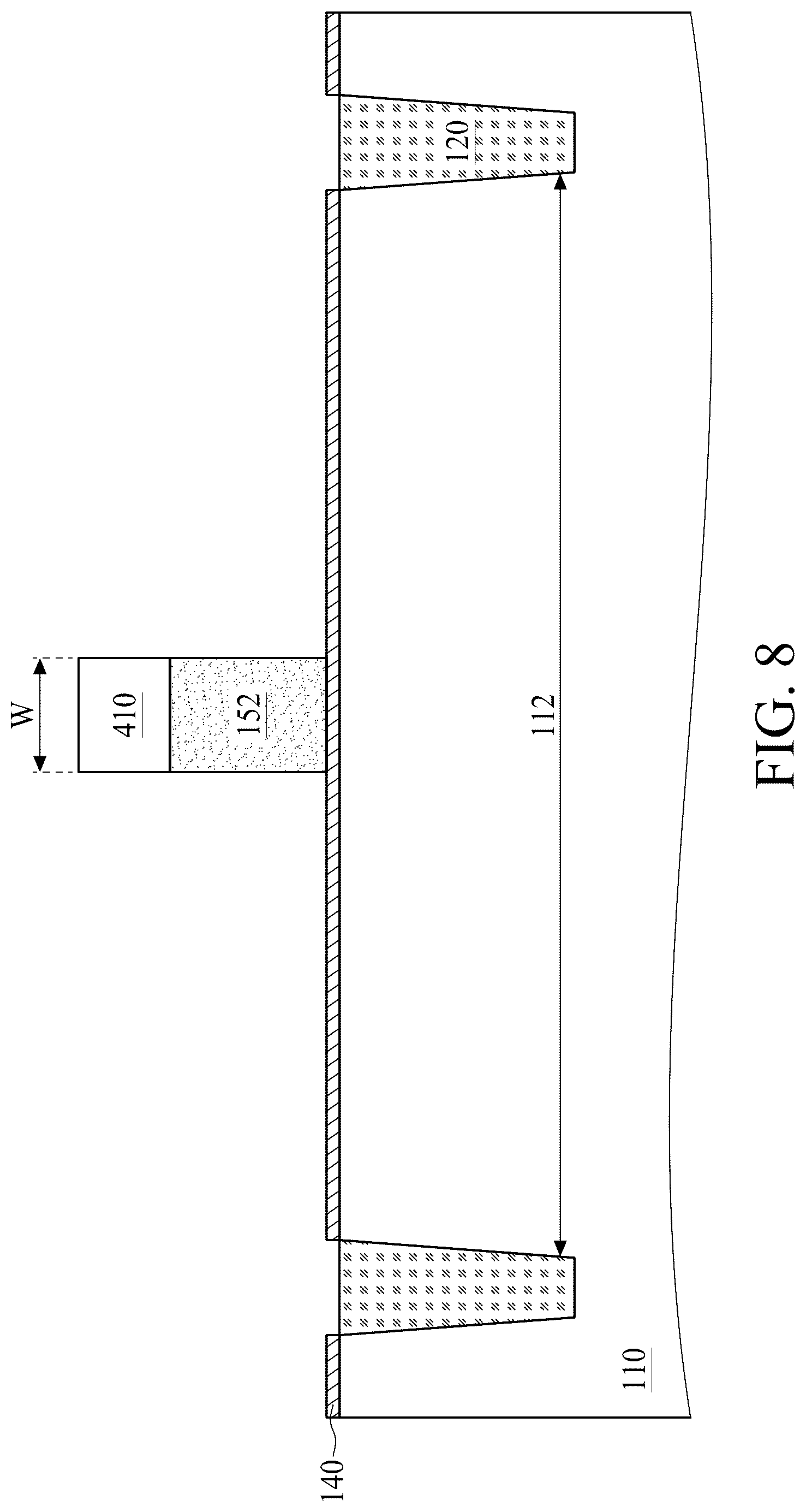 Patent US12315578 Figure 8 – Semiconductor device with programmable feature