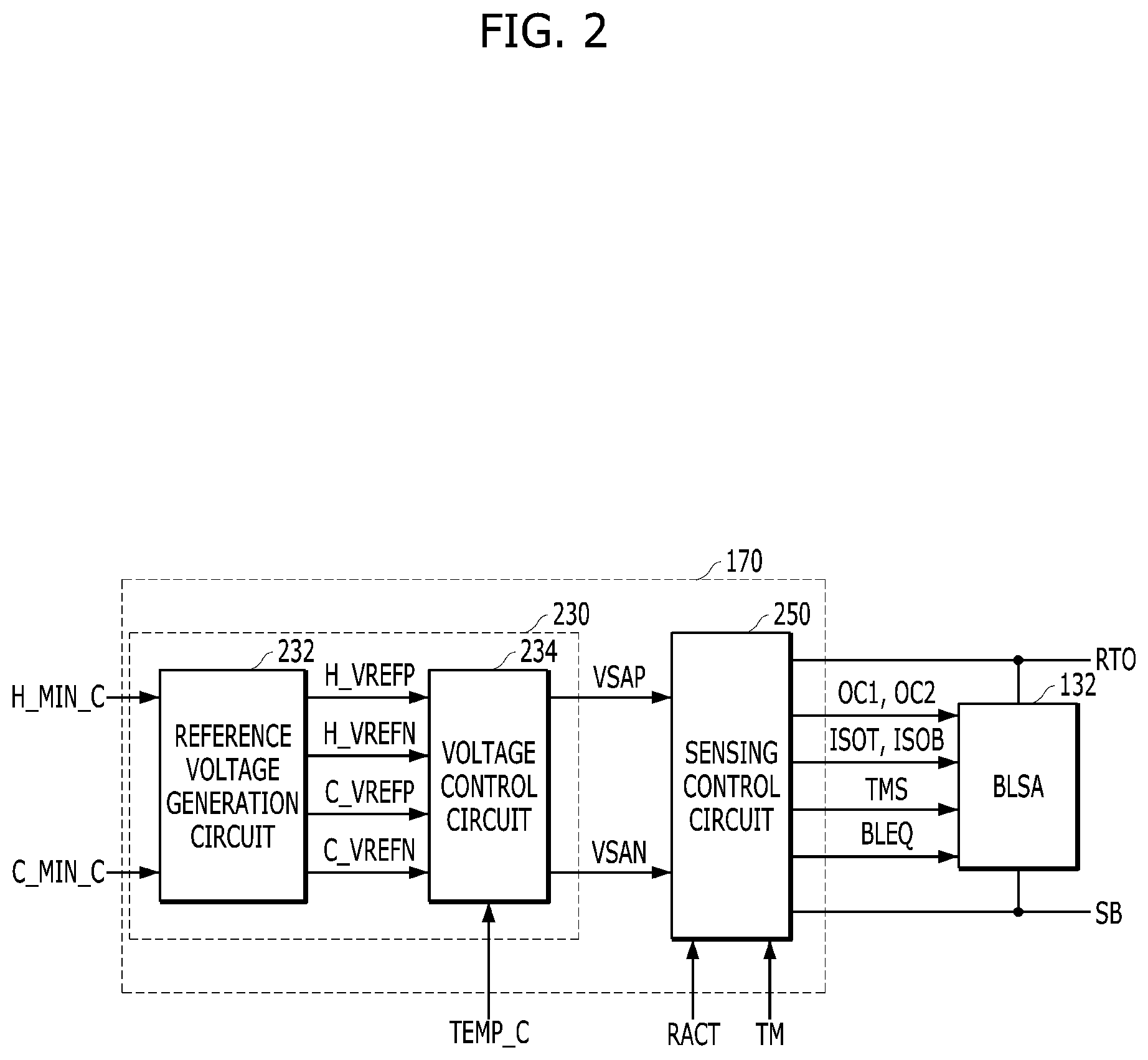 Patent US12315579 Figure 2 – Memory device including sense amplifying circuit