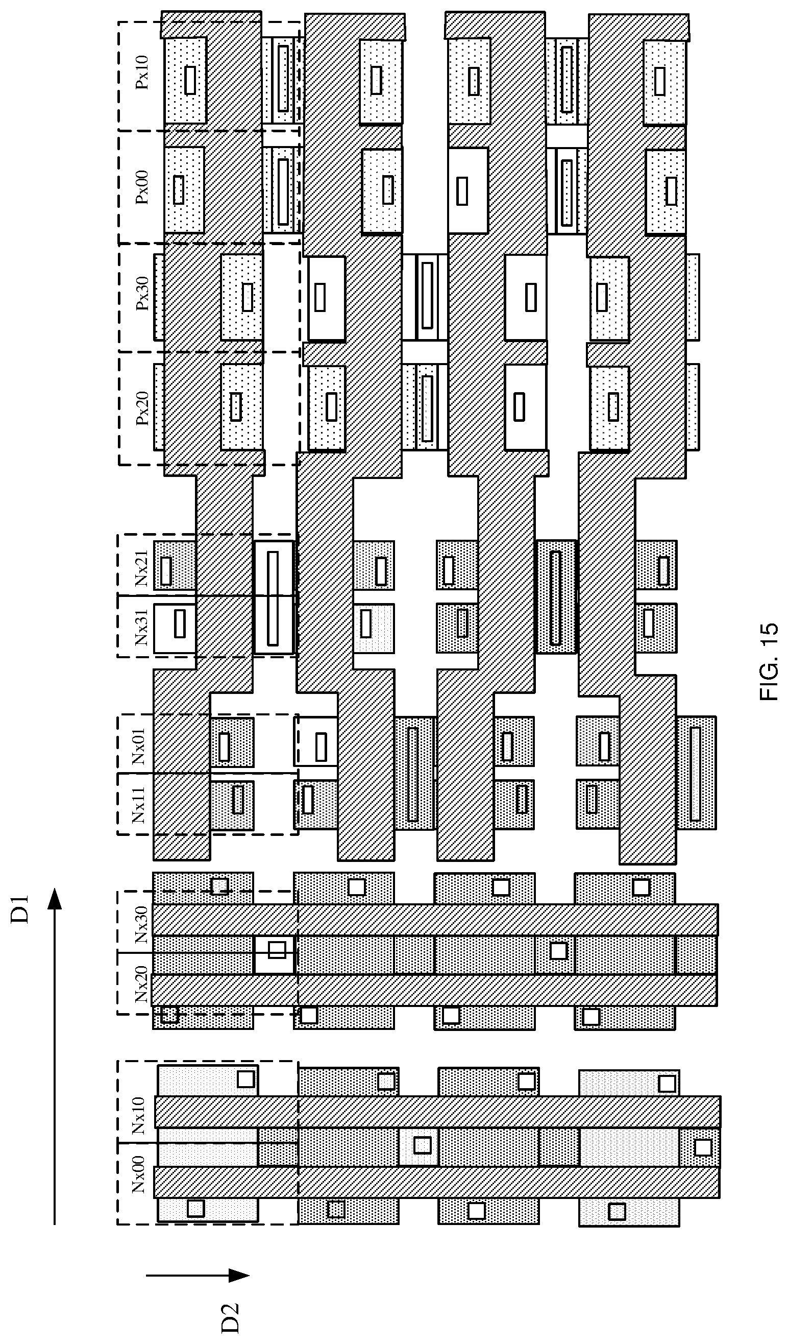 Patent US12315596 Figure 15 – Word line driver, word line driver array, and semiconductor structure