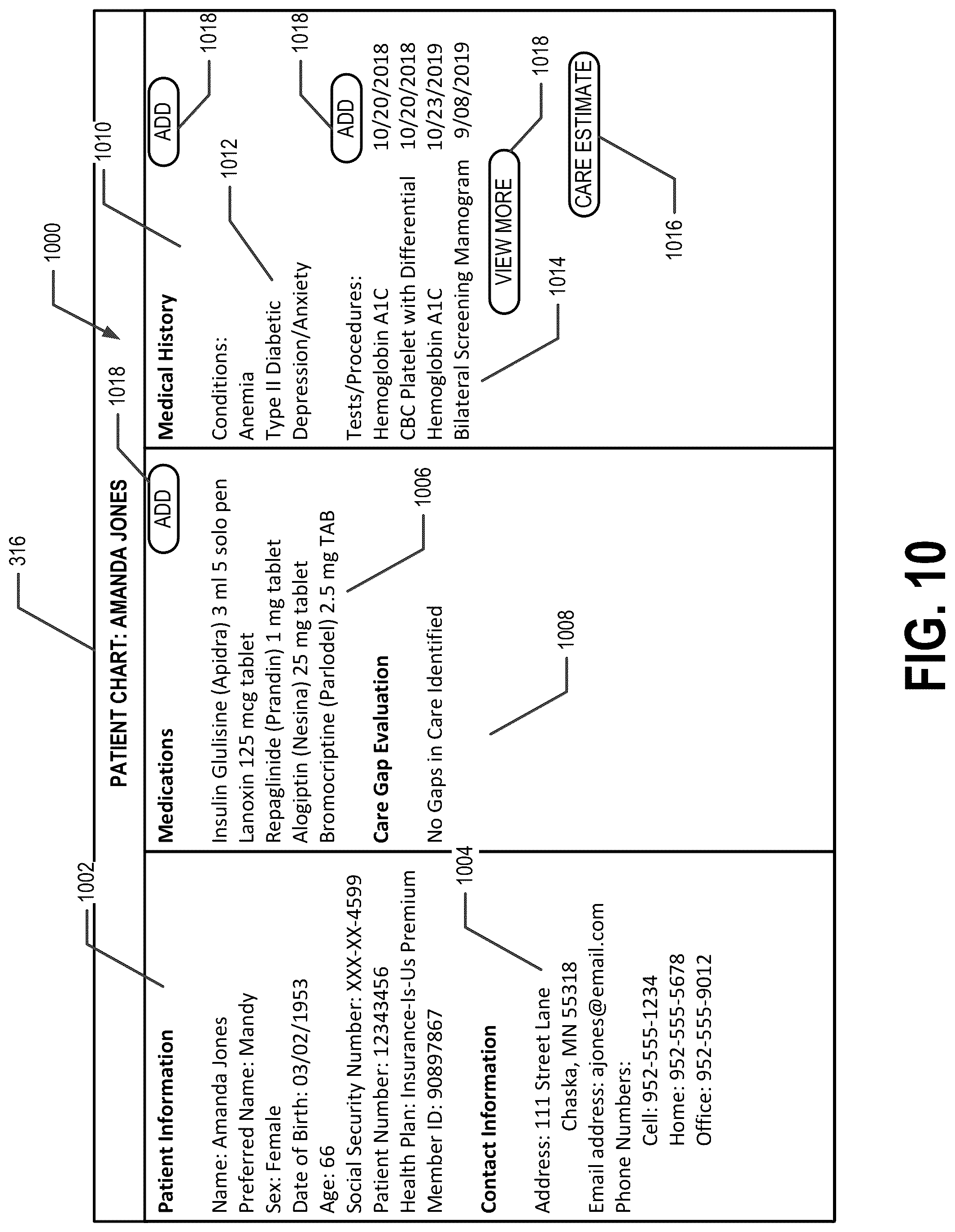 Patent US12315608 Figure 11 – Automated electronic medical record (EMR) analysis via point of care computing systems
