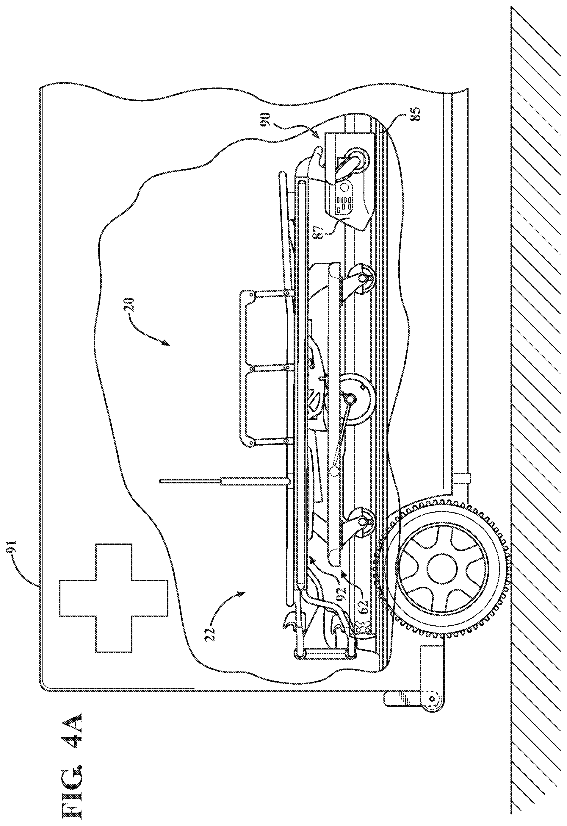 Patent US12315613 Figure 4 – Techniques for transporting autonomous patient support apparatuses and medical equipment to an incident scene