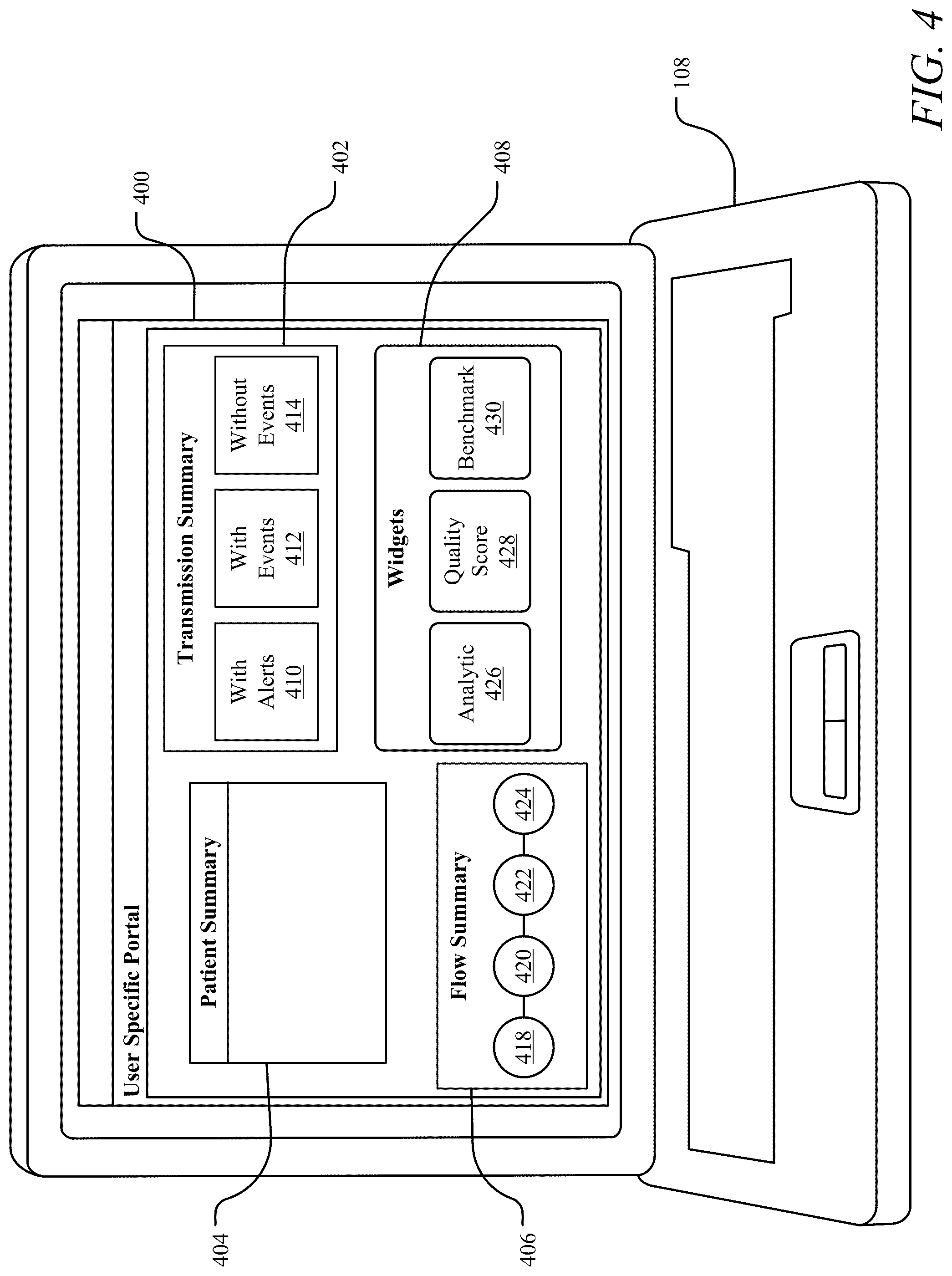 Patent US12315629 Figure 4 – Systems and methods for managing patient medical devices
